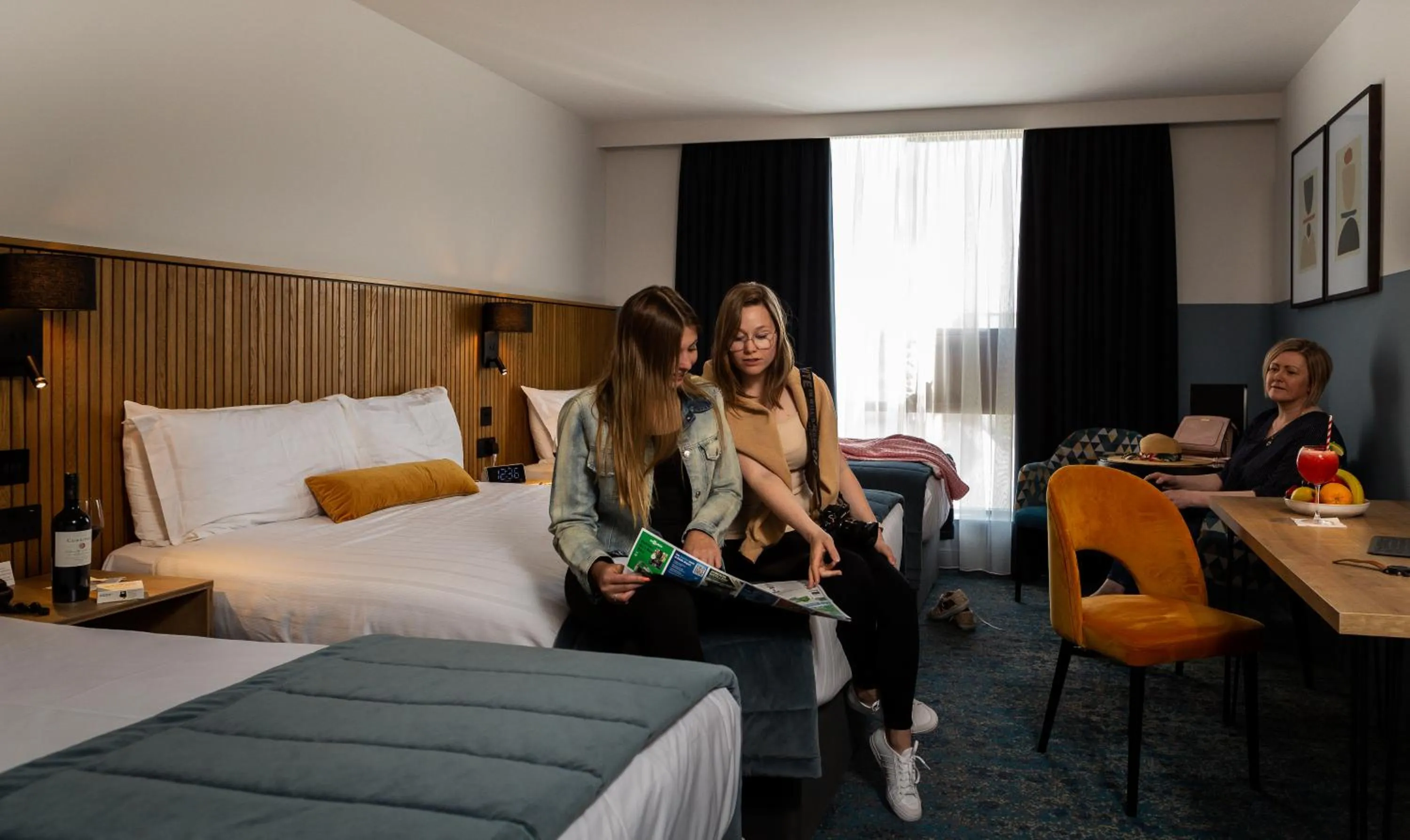 Bed in Dublin Skylon Hotel