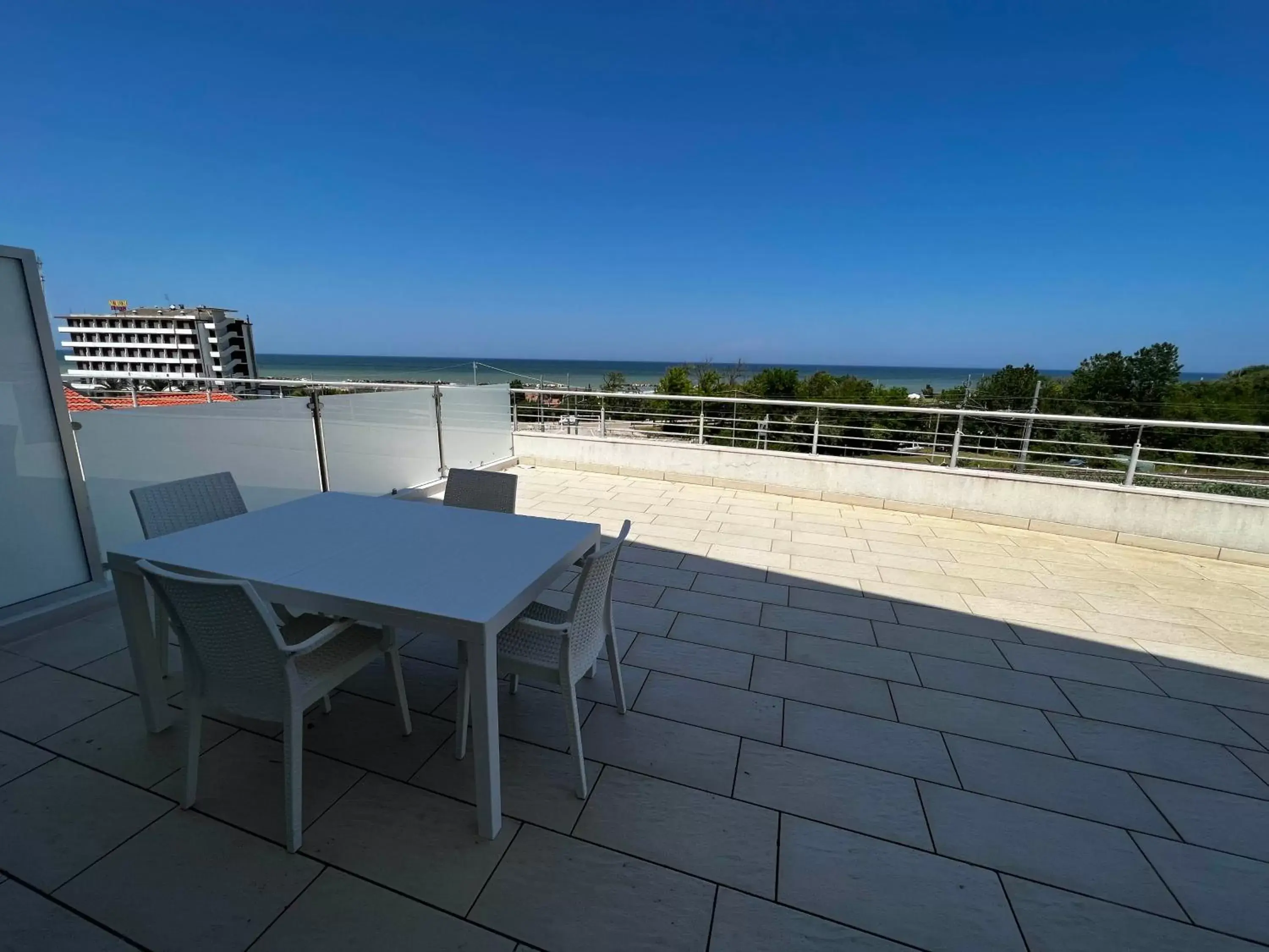 View (from property/room), Balcony/Terrace in Nautilus Appartamenti a mare