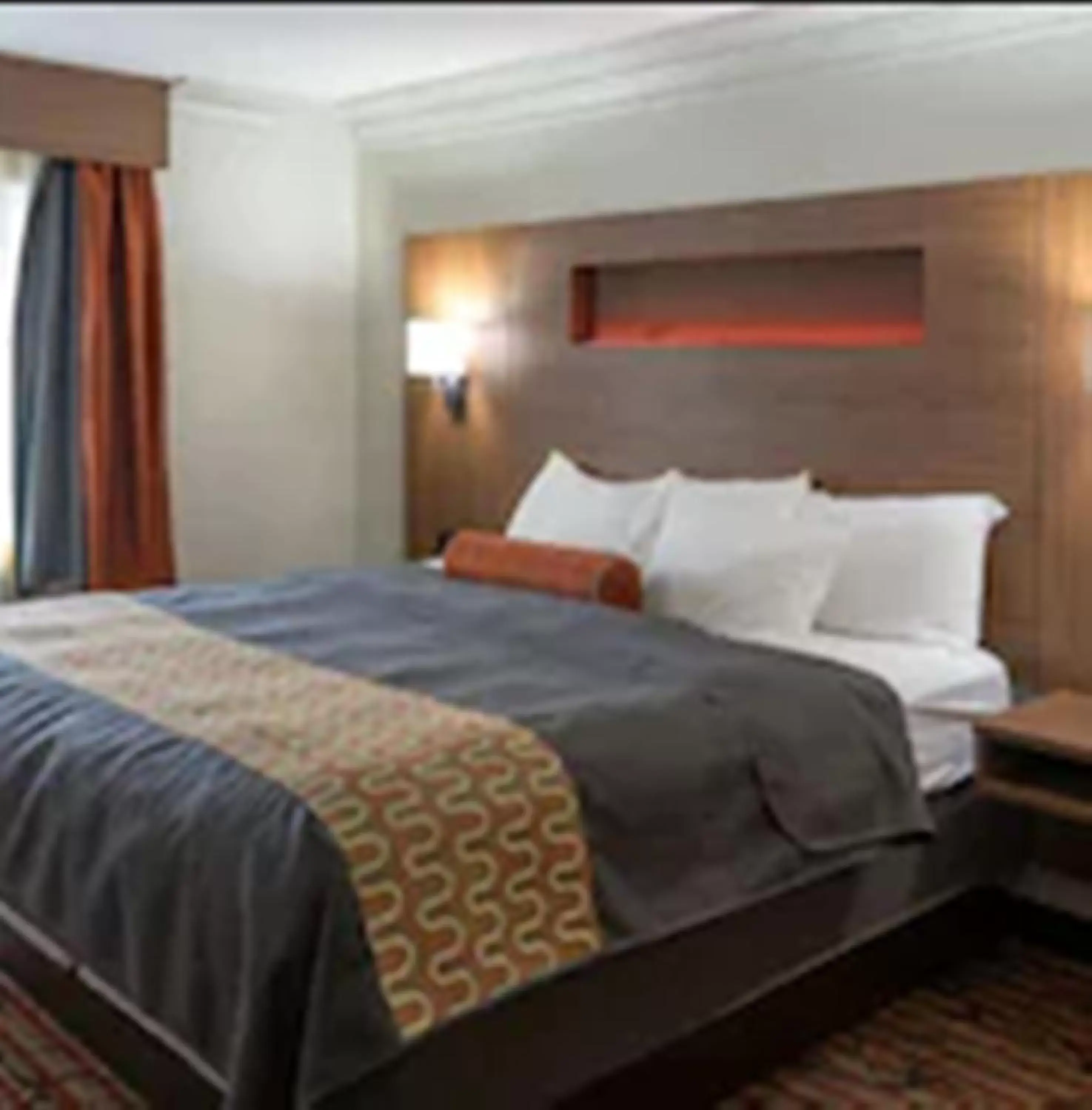 Bed in Kalika Hotel