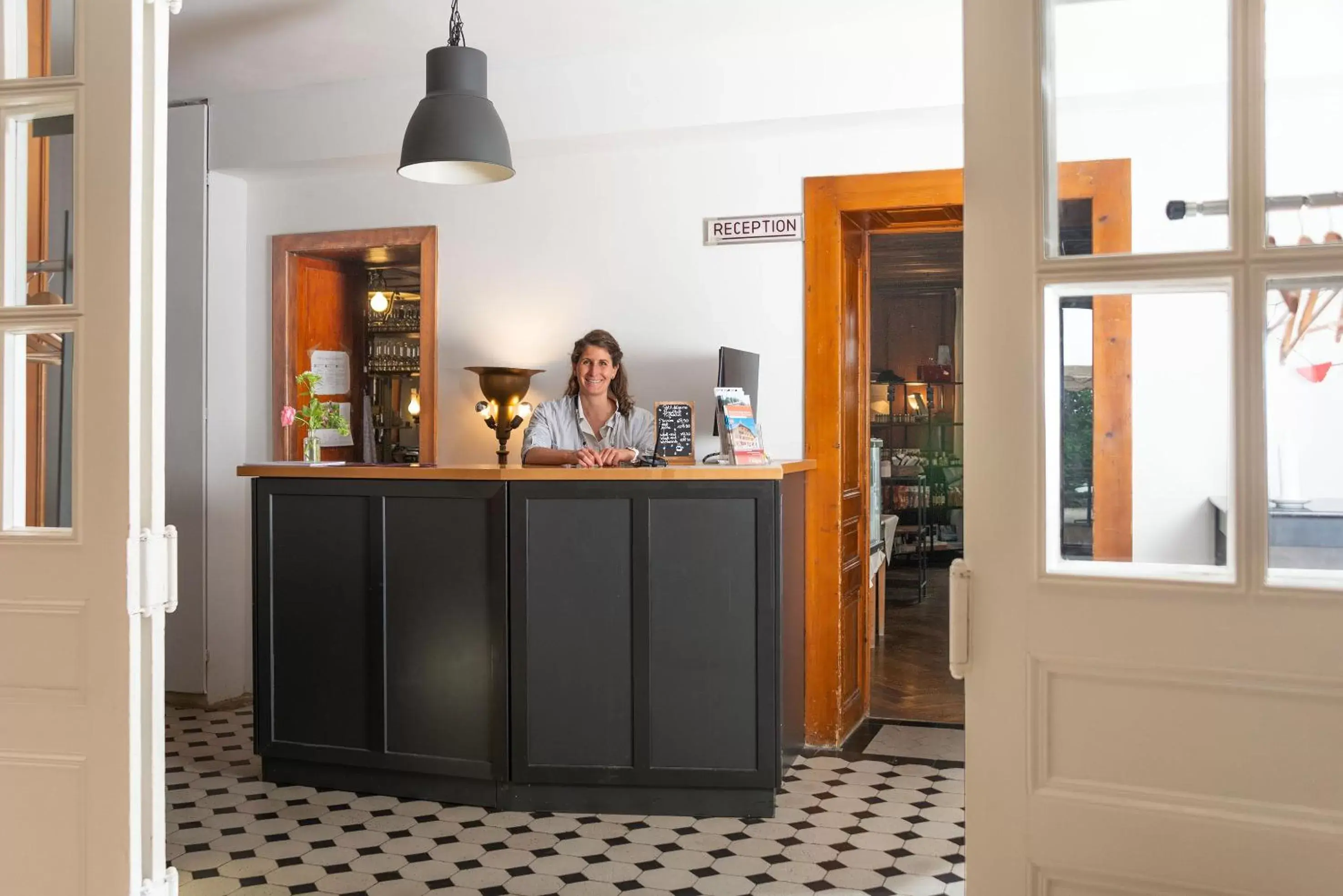 Lobby or reception in Hôtel de l'Aigle