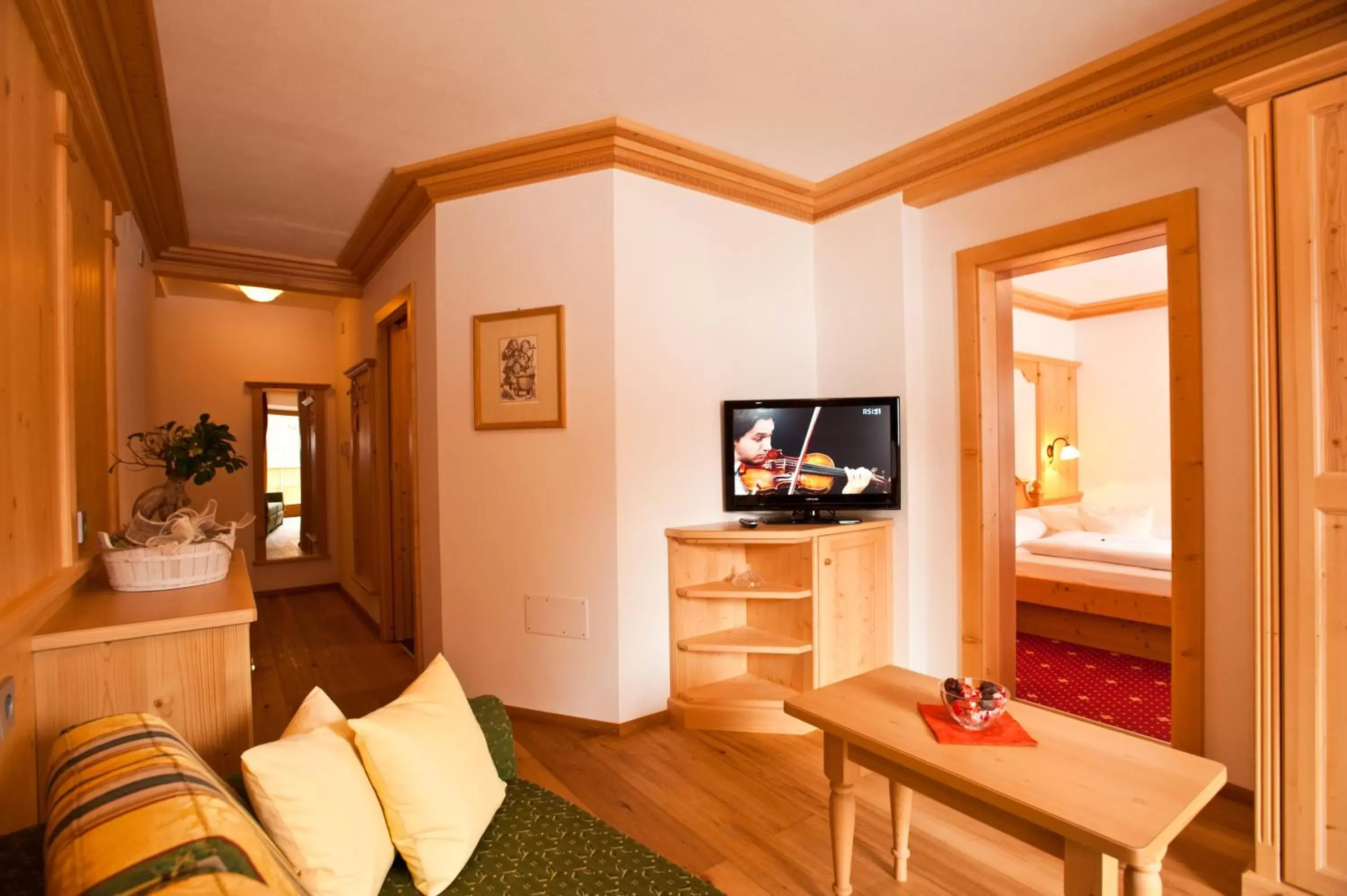 TV and multimedia, TV/Entertainment Center in Hotel Weiher Green Lake