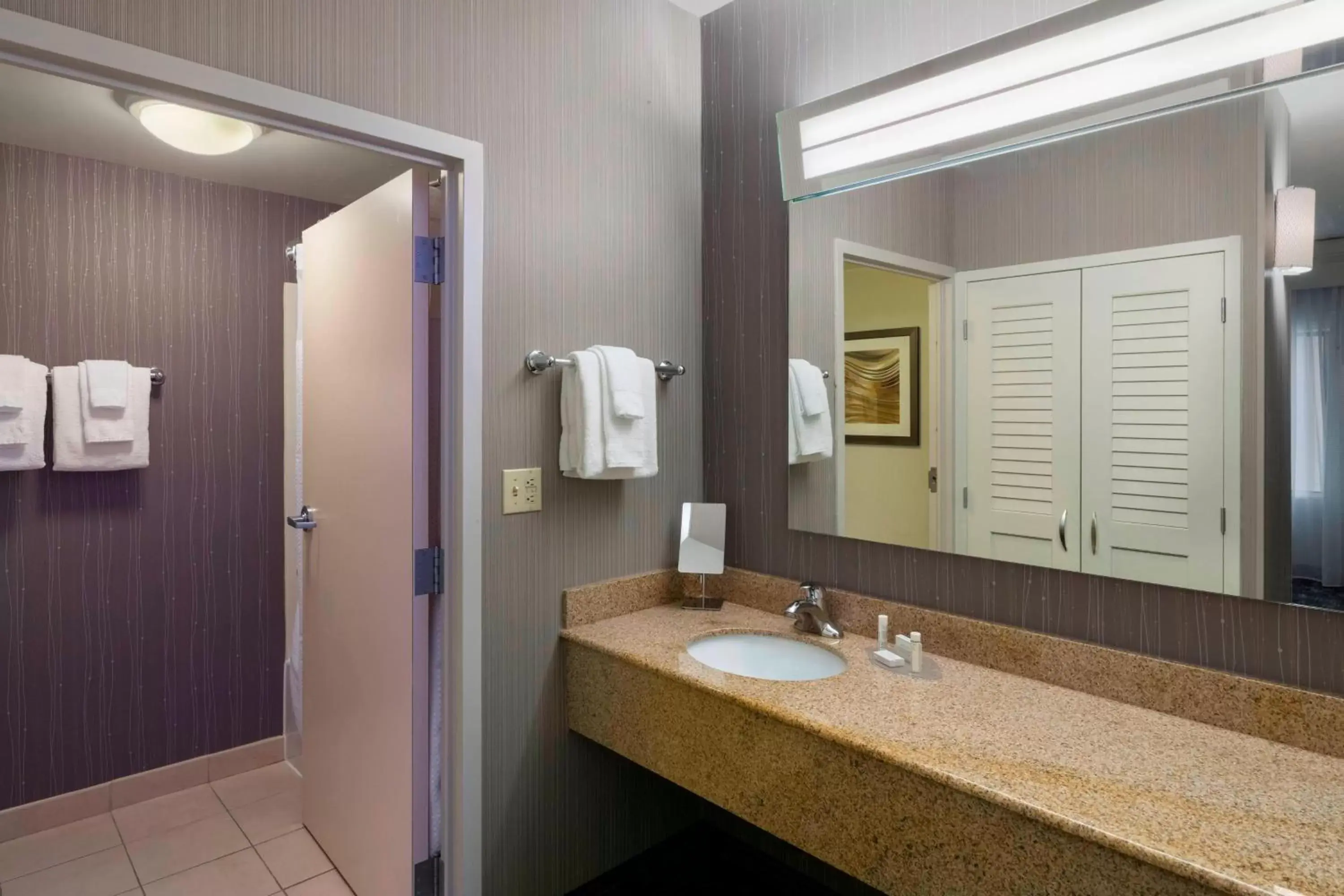 Bathroom in Courtyard by Marriott Scranton Montage Mountain