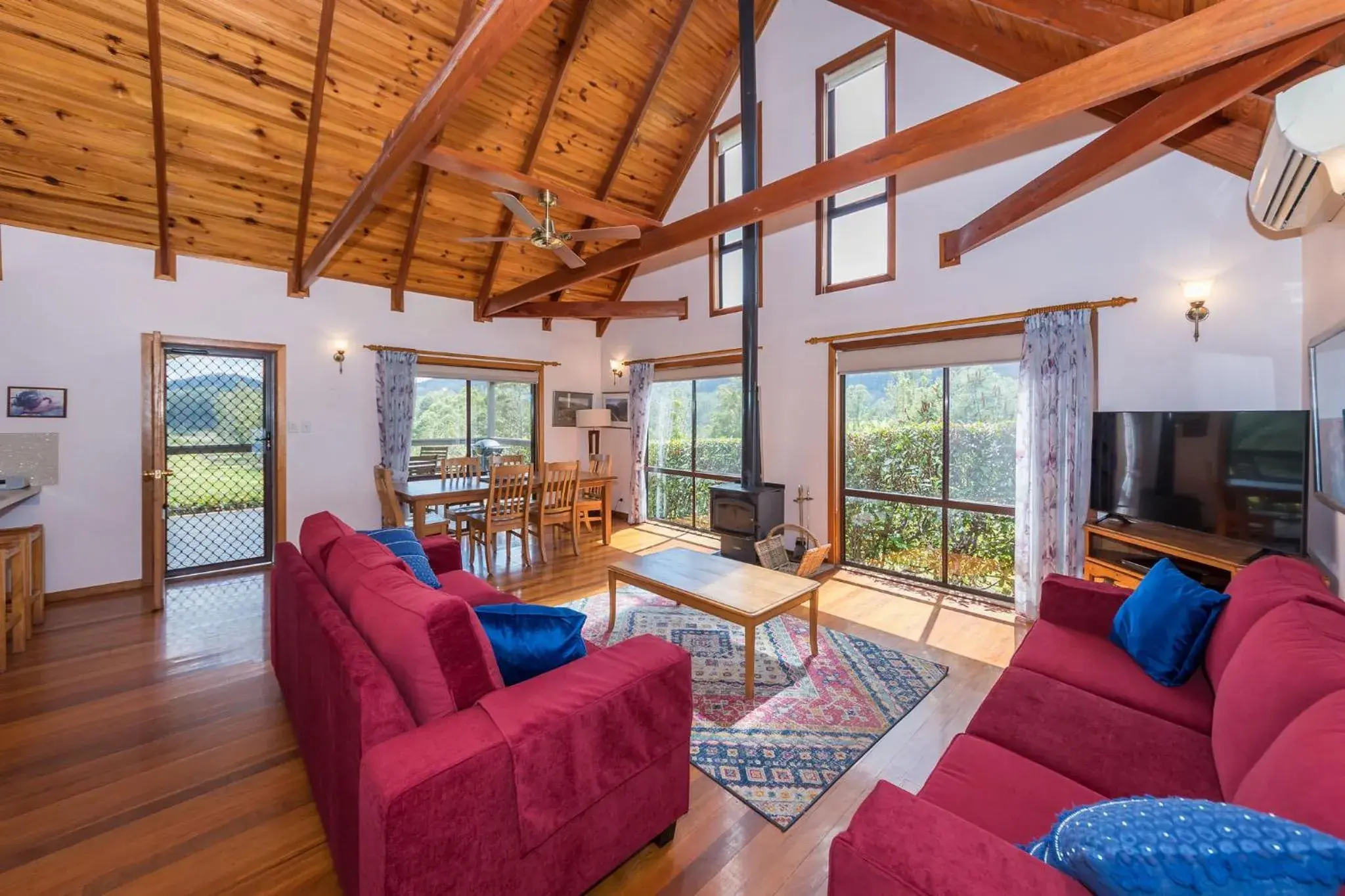 Living room, Seating Area in Clarendon Forest Retreat