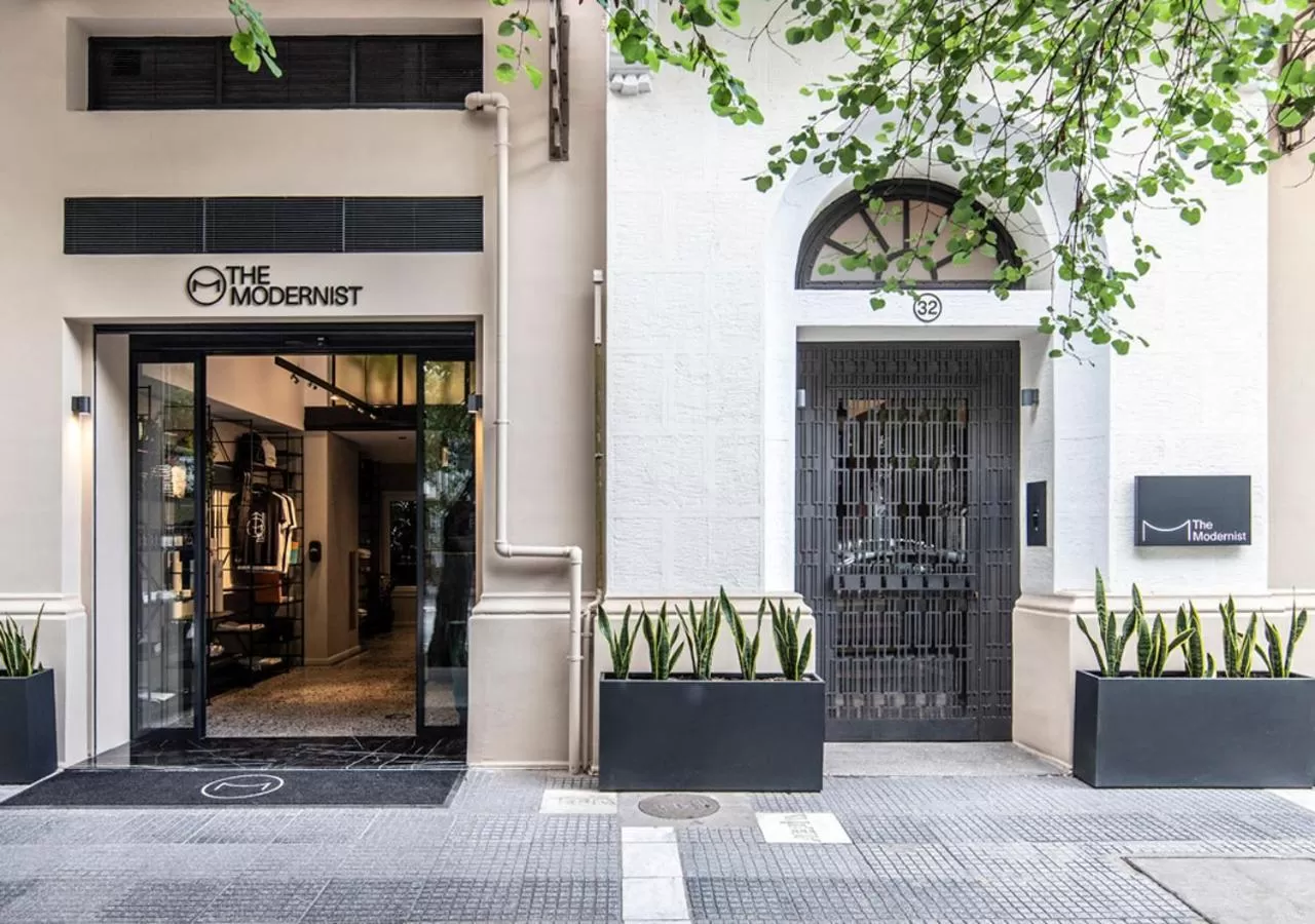 Facade/entrance in The Modernist Thessaloniki