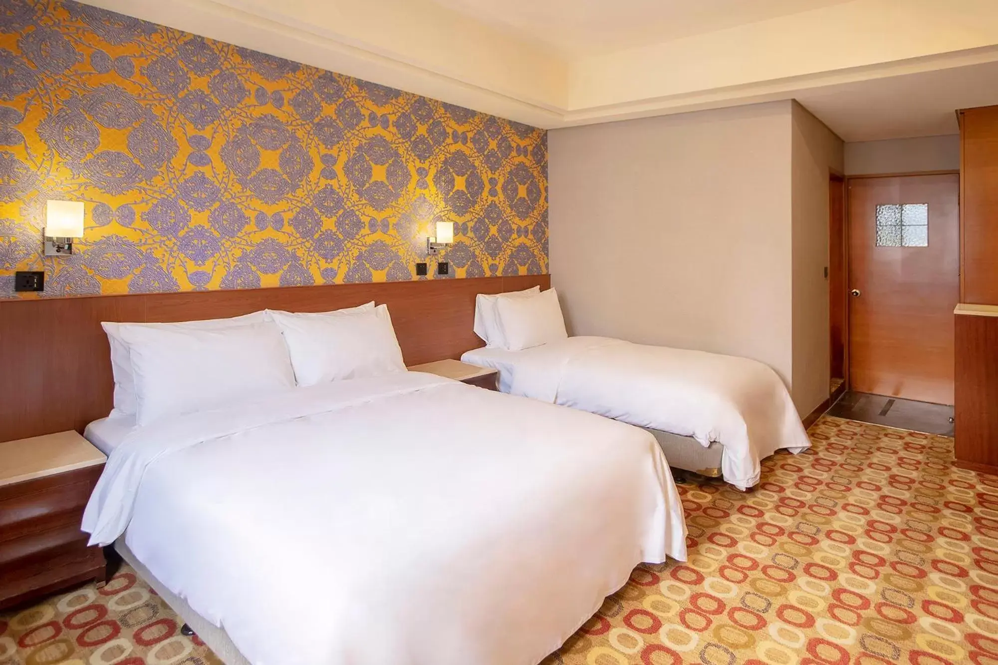 Bed in Hej Taipei Arena Hotel Bed in Hej Taipei Arena Hotel