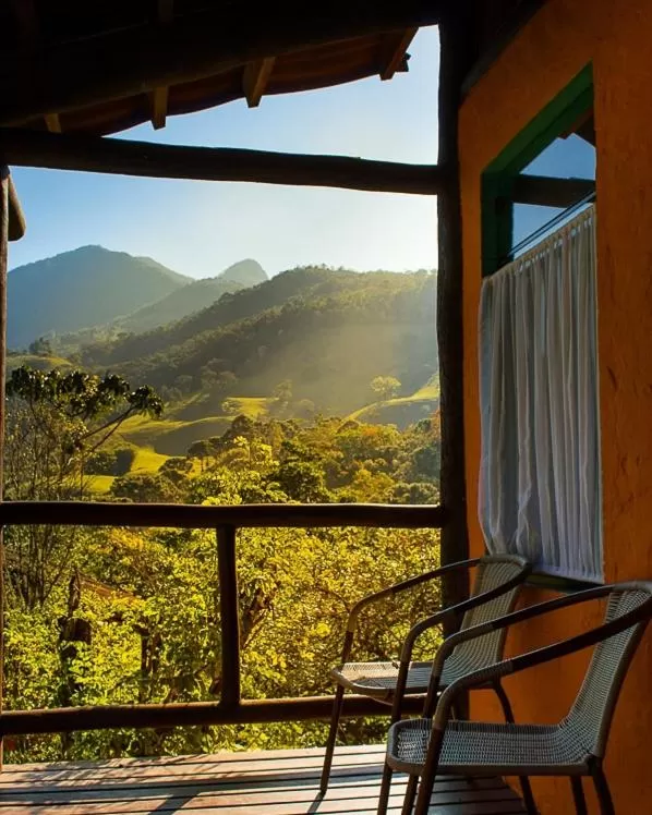 Mountain view in Pousada Vila Santa Barbara