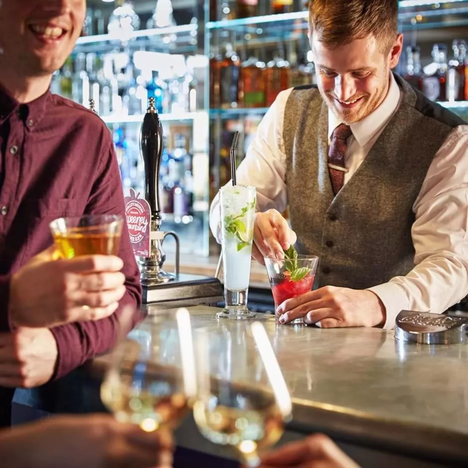 Staff in Lion Quays Resort