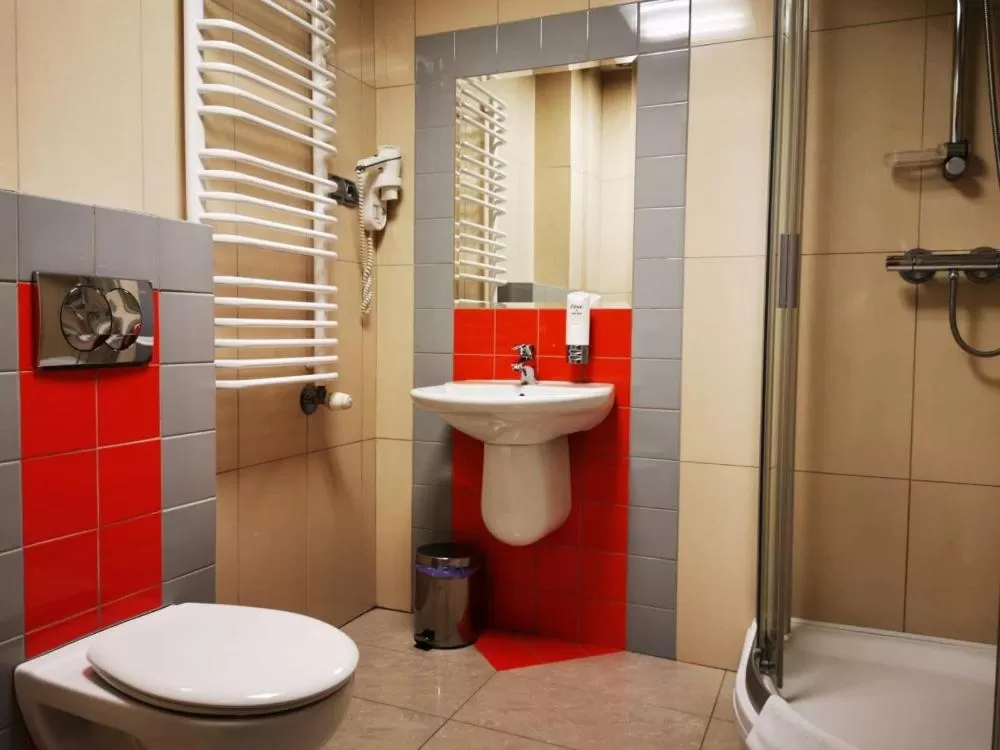 Shower, Bathroom in Ośrodek Natura Zdrój Wellness & SPA