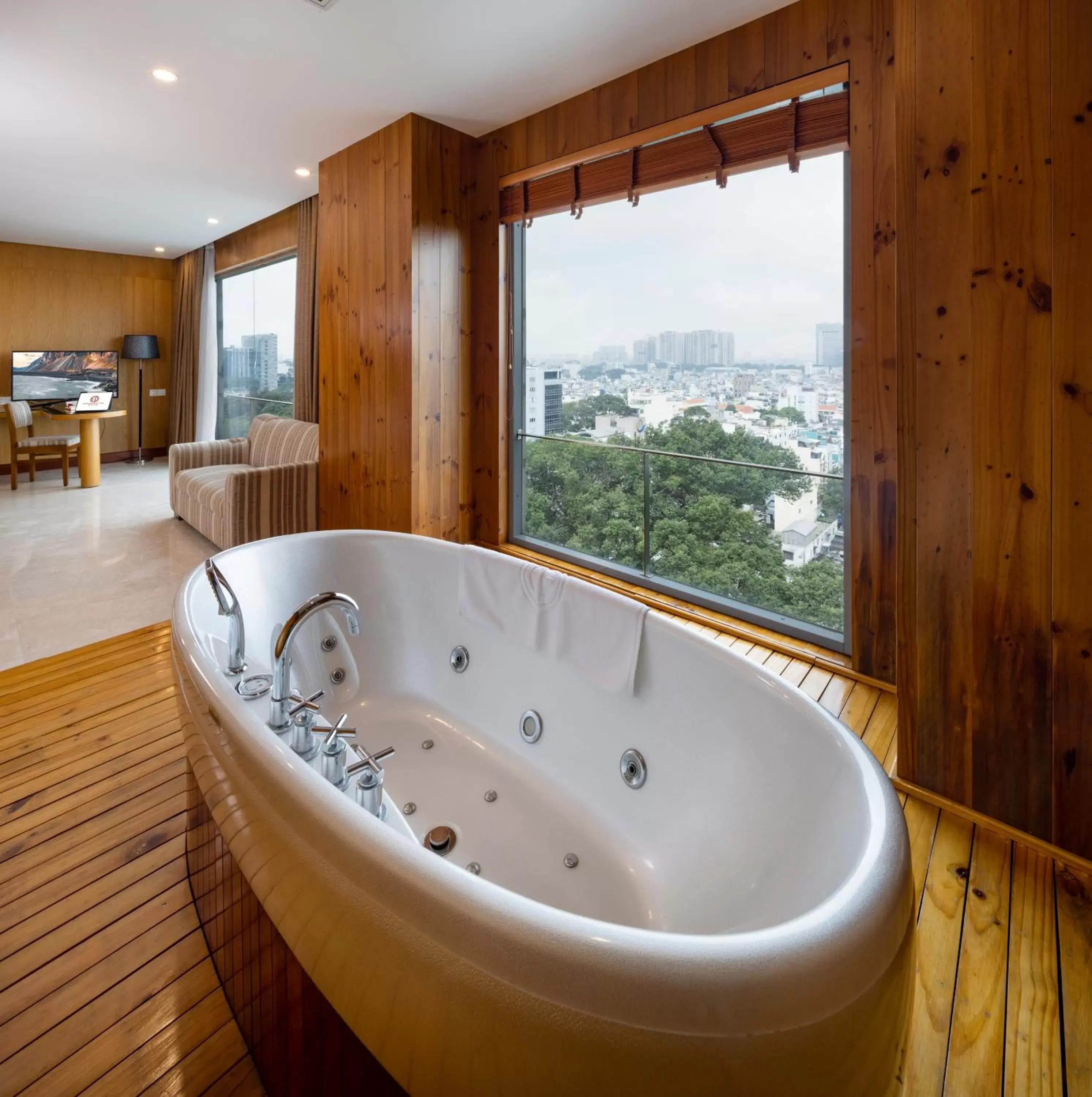 Bath, Bathroom in Eden Star Saigon Hotel