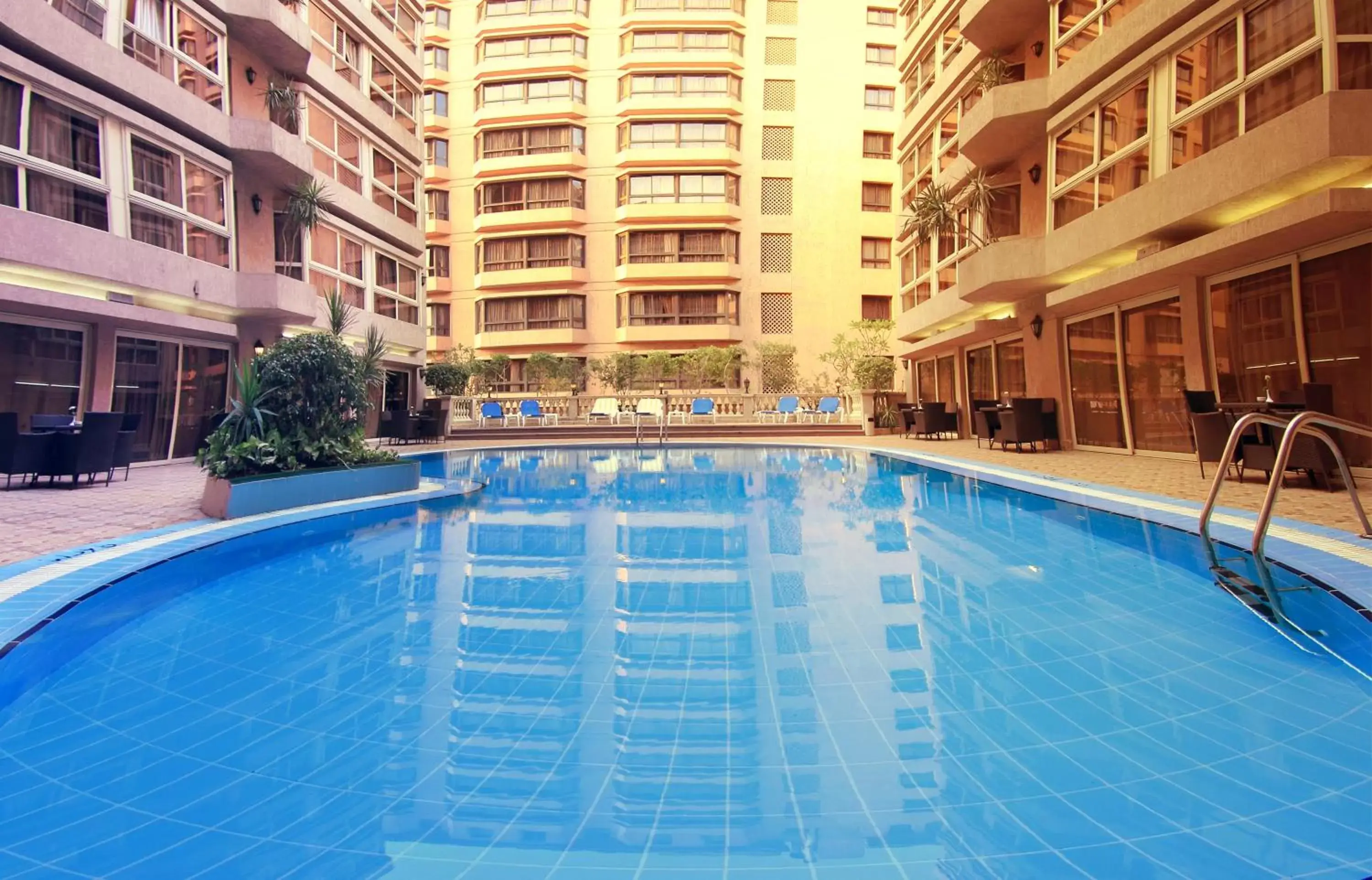 People, Swimming Pool in Pyramisa Suites Hotel Cairo