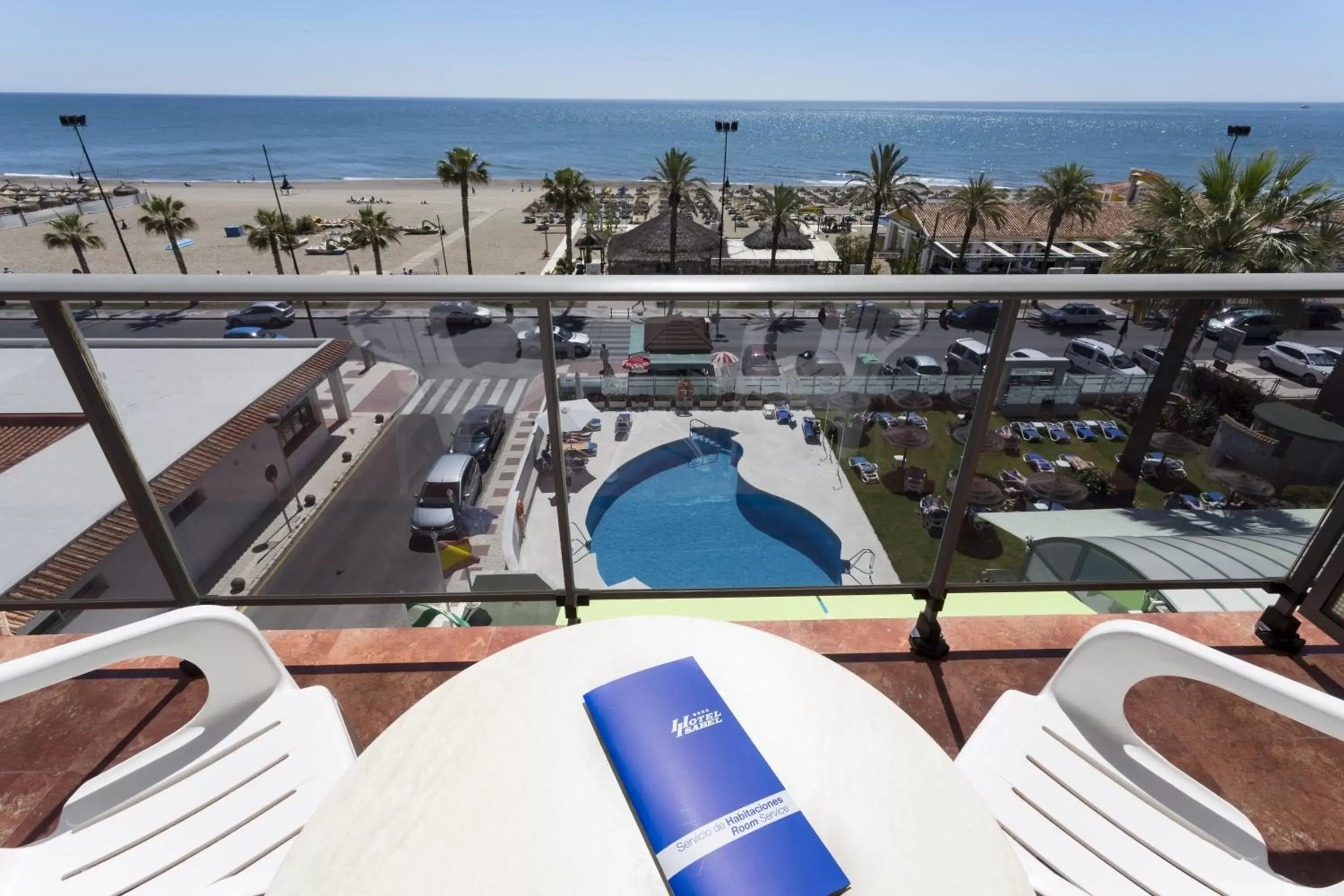 Pool View in Hotel Isabel