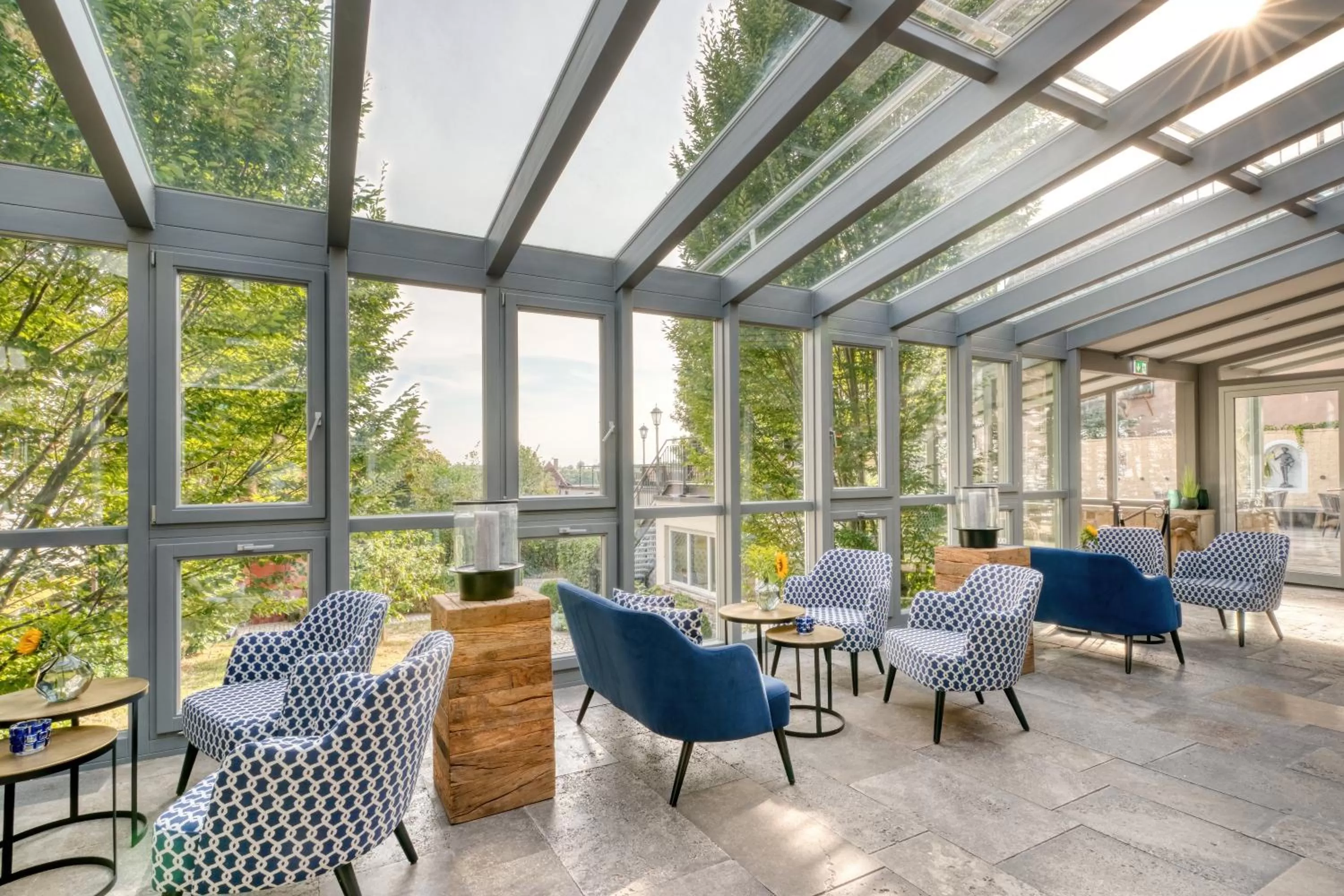 Seating area in Hotel Eisenhut
