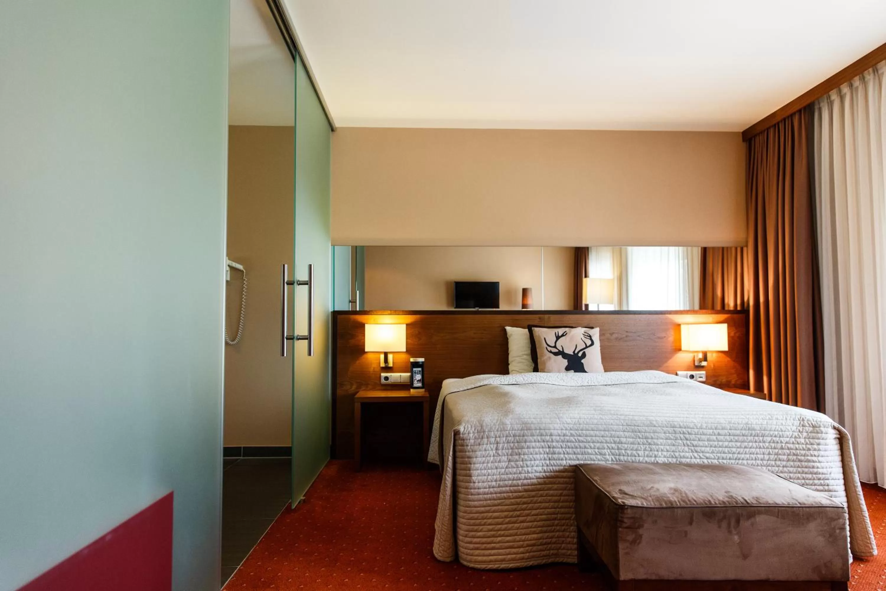 Bed in Hotel Salzburg