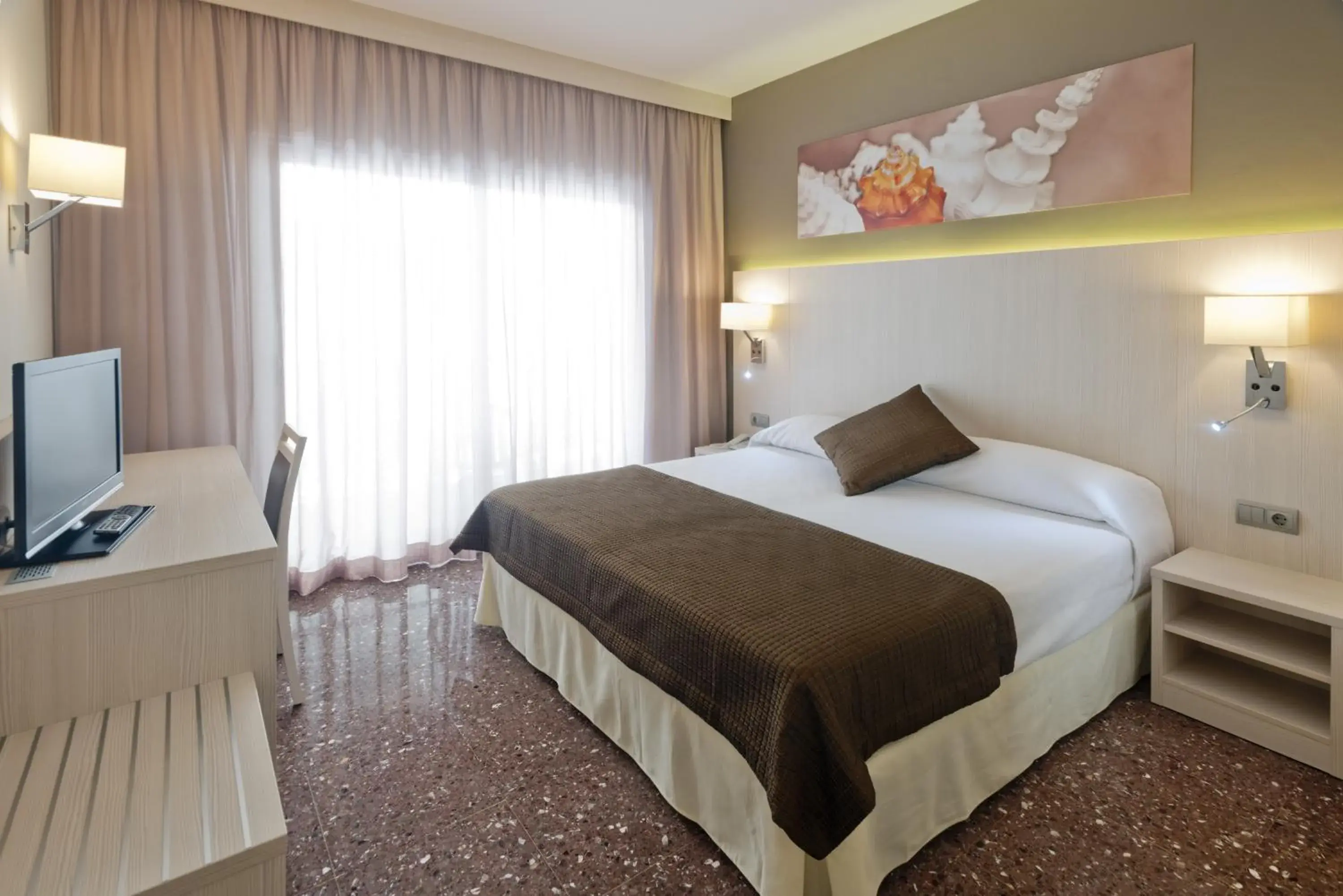 Photo of the whole room, Bed in GHT Costa Brava & Spa Photo of the whole room, Bed in GHT Costa Brava & Spa