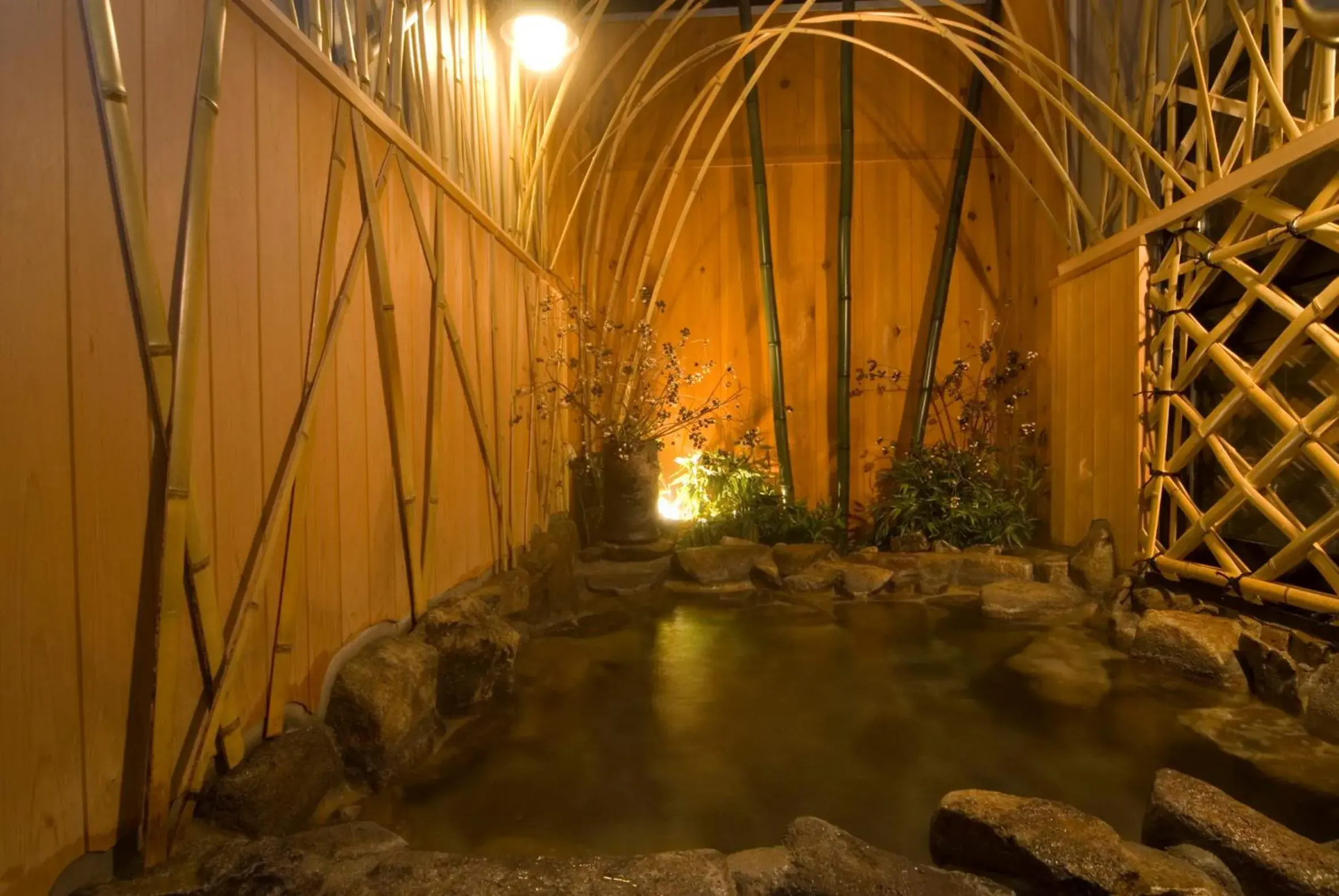 Hot Spring Bath in Ryokan Oyado Koto No Yume