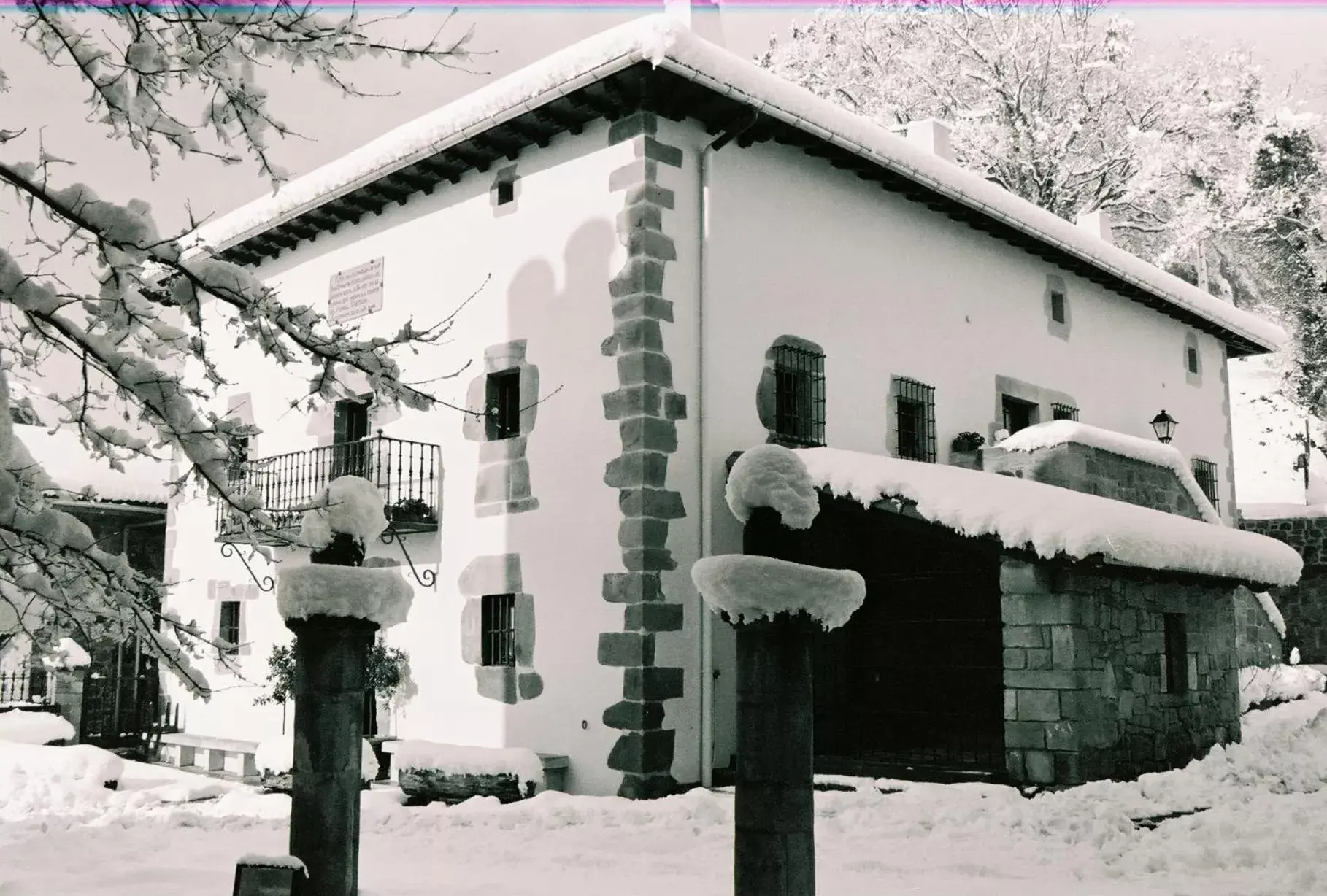 Property building, Winter in Batzarki