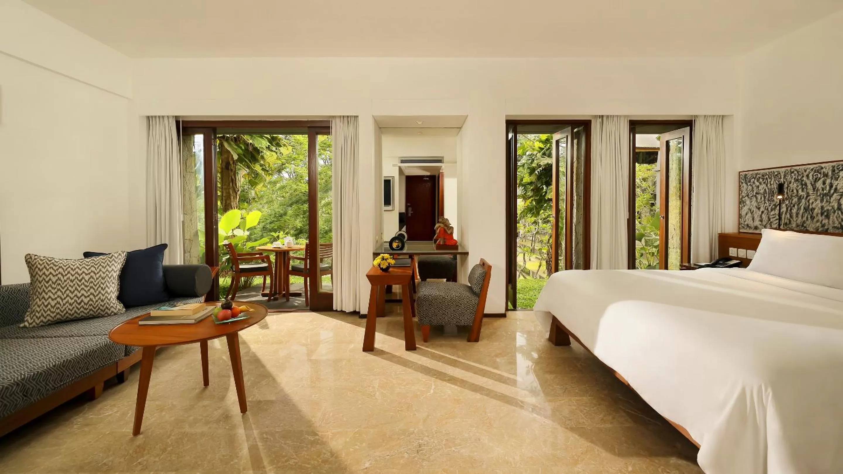 View (from property/room), Bed in Maya Ubud Resort & Spa