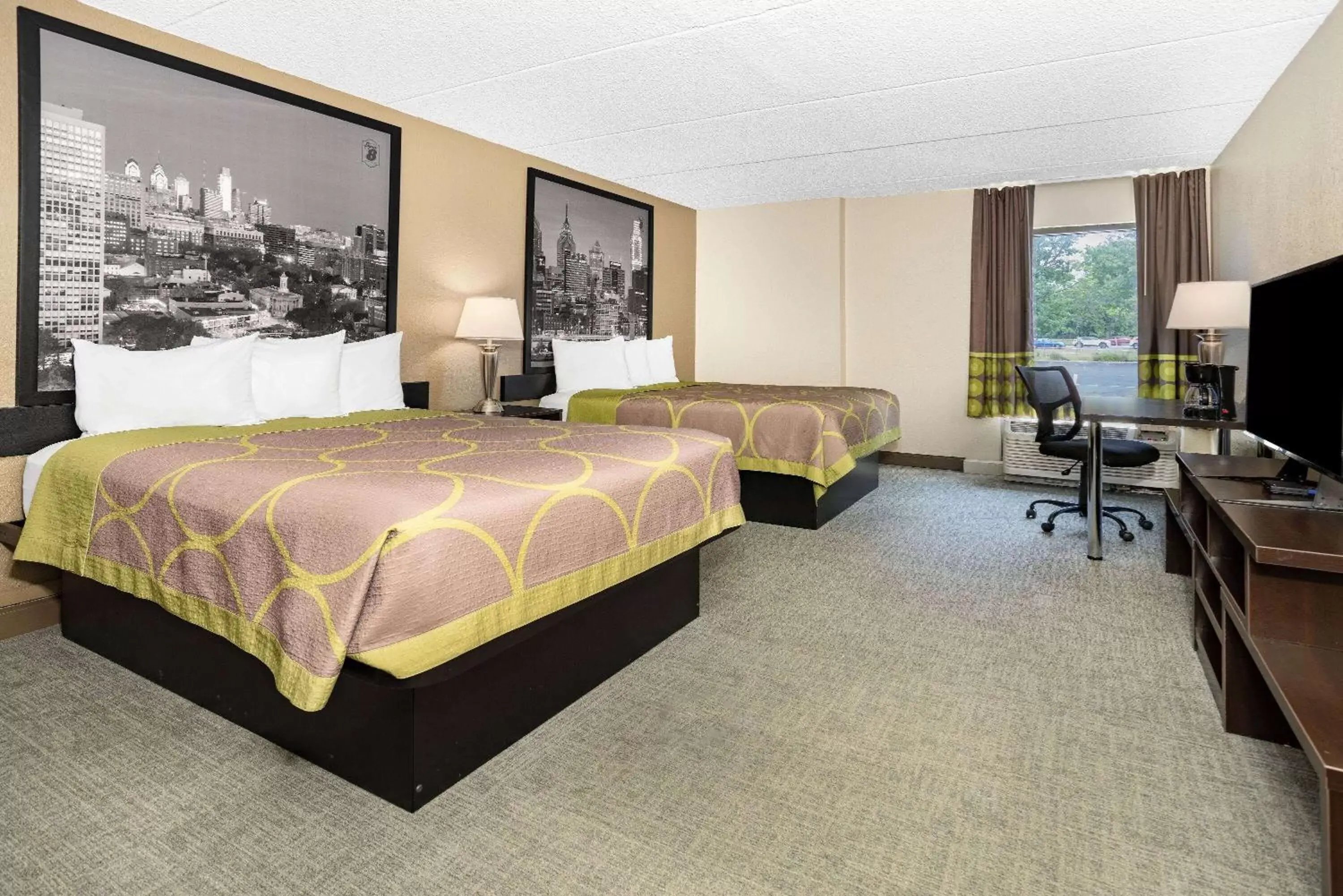Photo of the whole room in Super 8 by Wyndham Mount Laurel