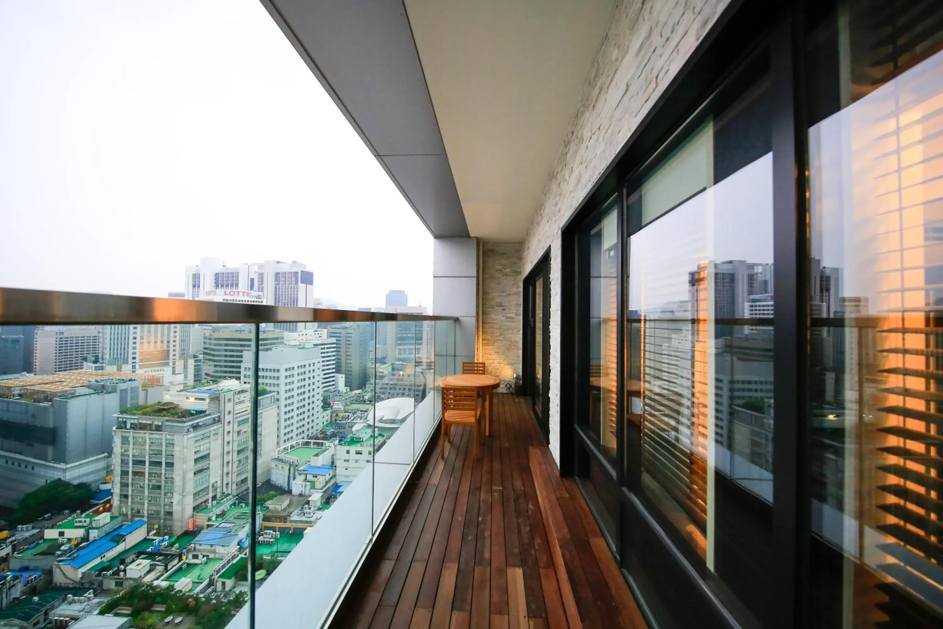 View (from property/room), Balcony/Terrace in Solaria Nishitetsu Hotel Seoul Myeongdong