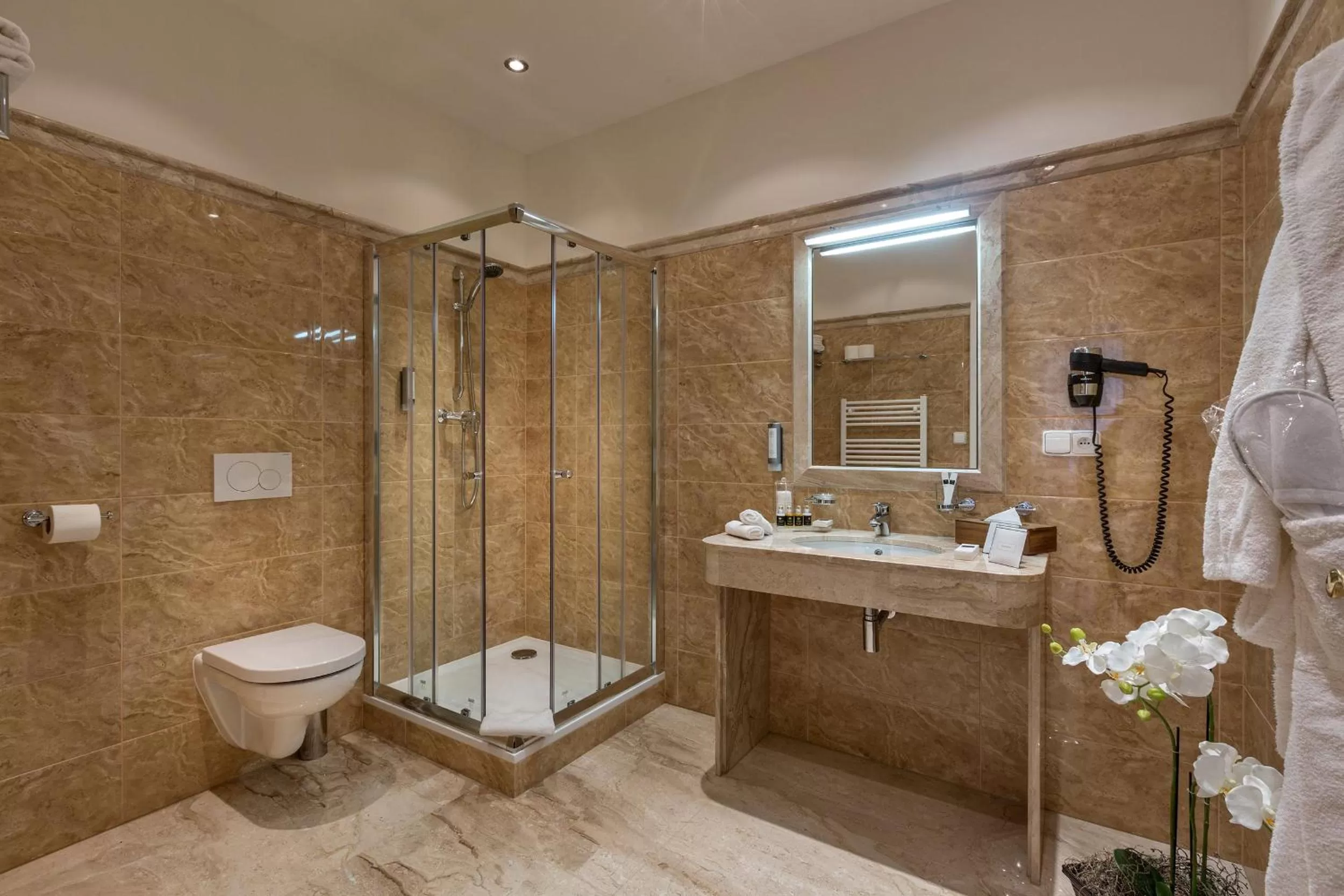 Bathroom in Little King Hotel U Malvaze