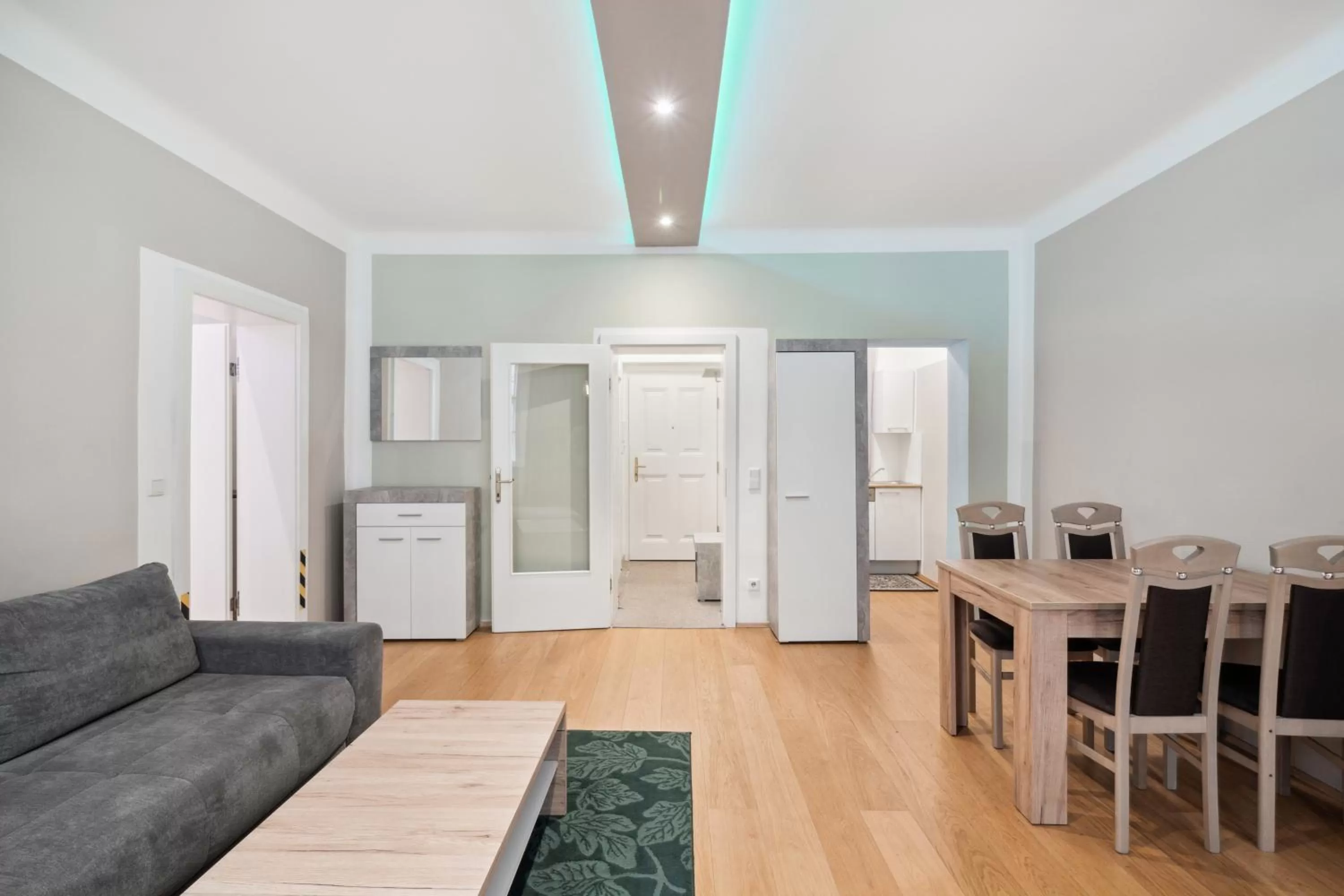 Living room, Seating Area in Florian's apartments in Mariahilf Vienna