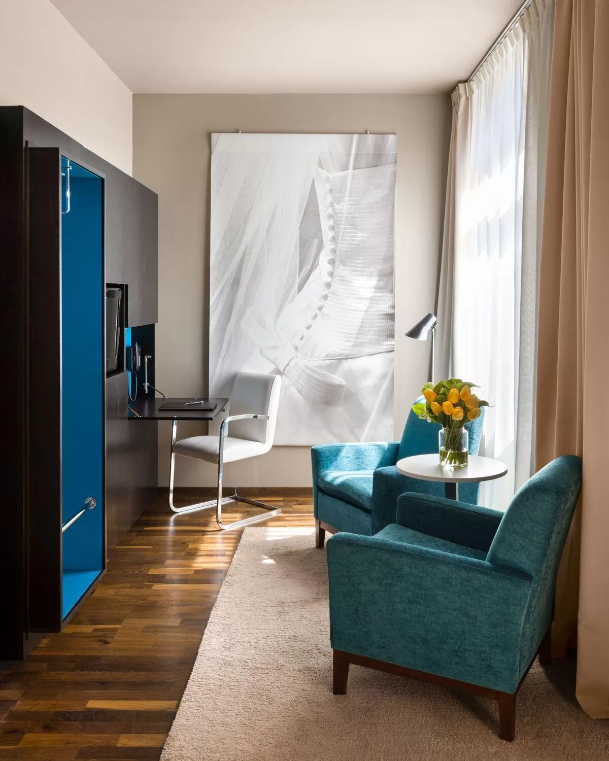 Living room in Home Hotel Folketeateret