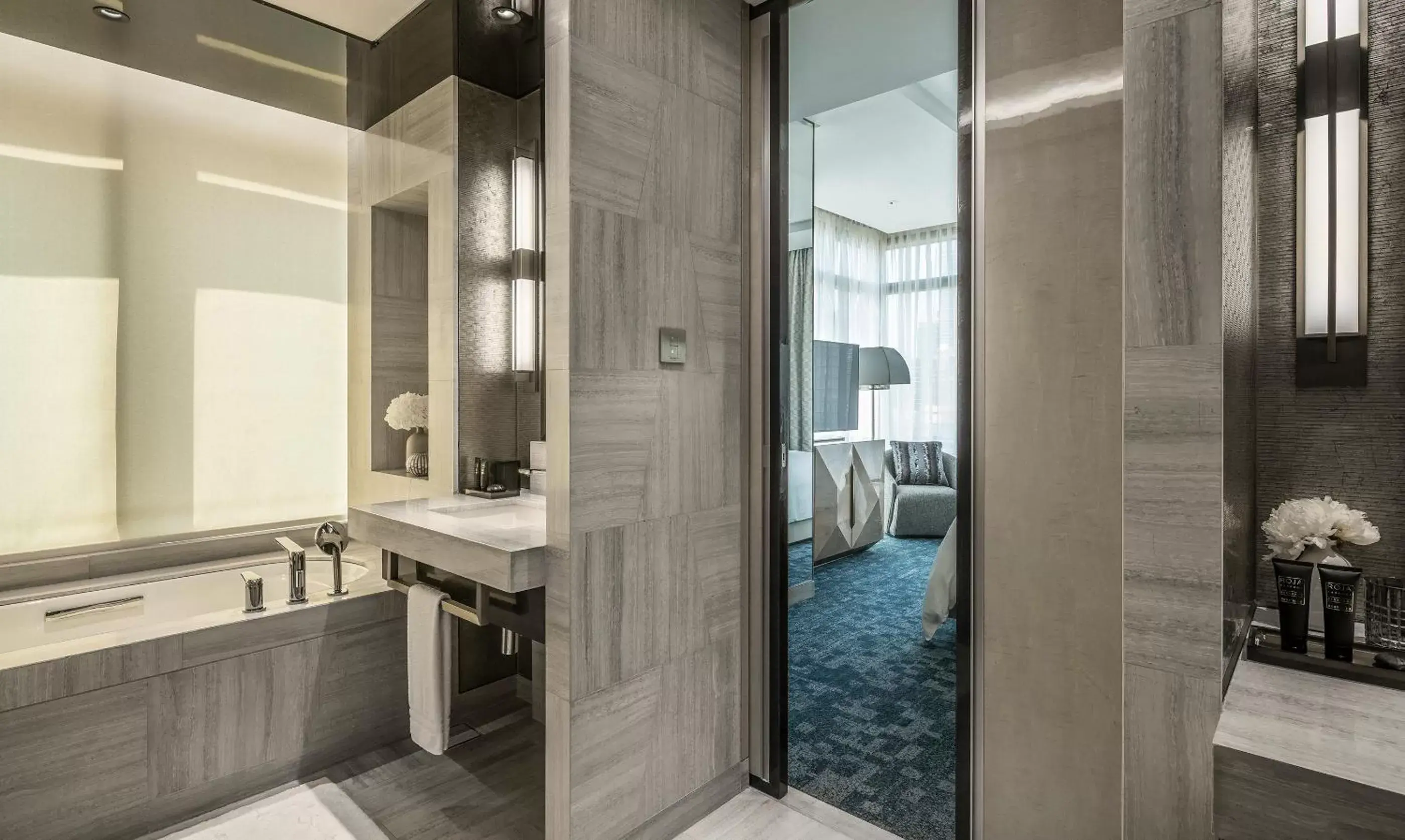 Bathroom in Four Seasons Hotel Kuala Lumpur