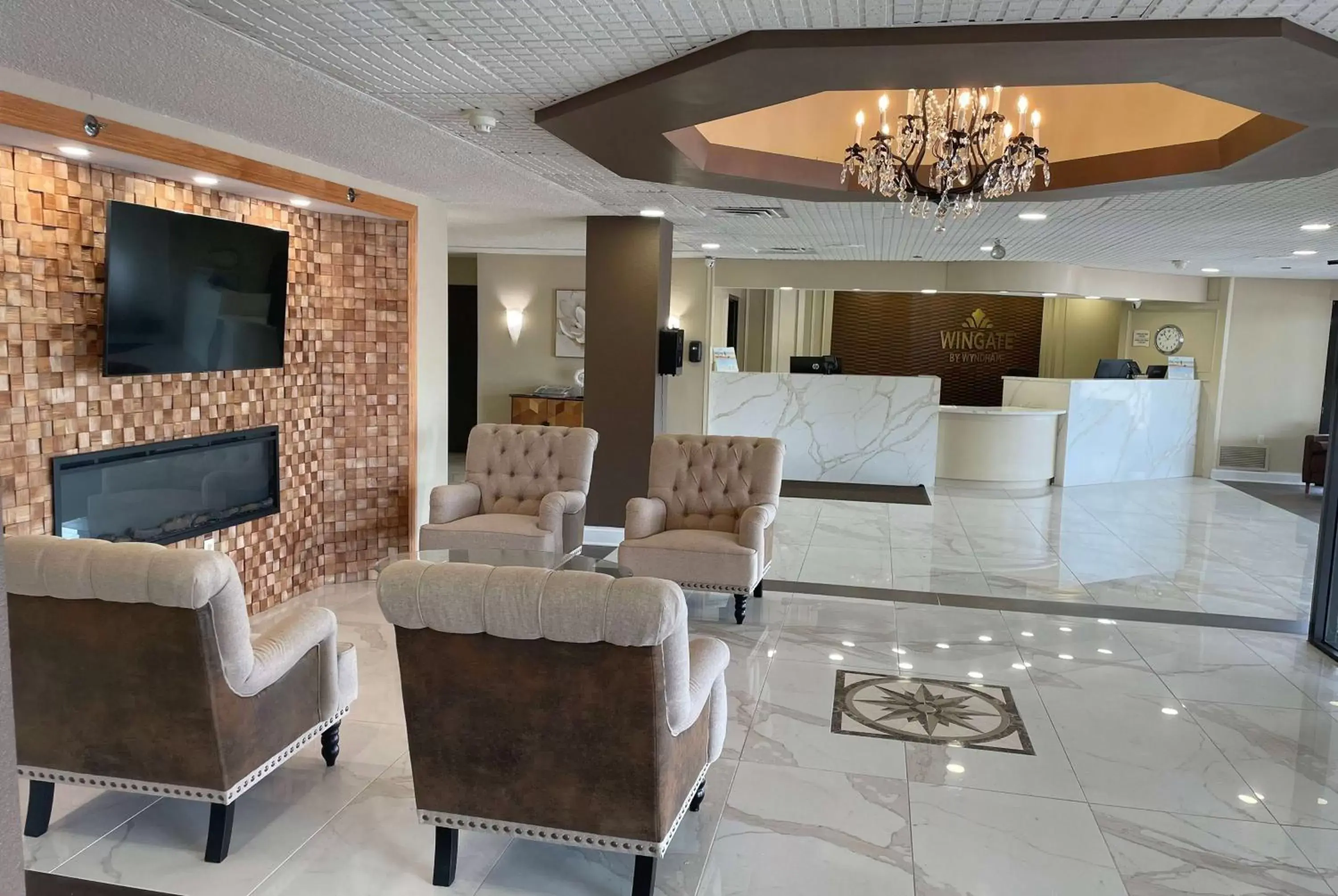 Lobby or reception, Banquet Facilities in Wingate by Wyndham Troy