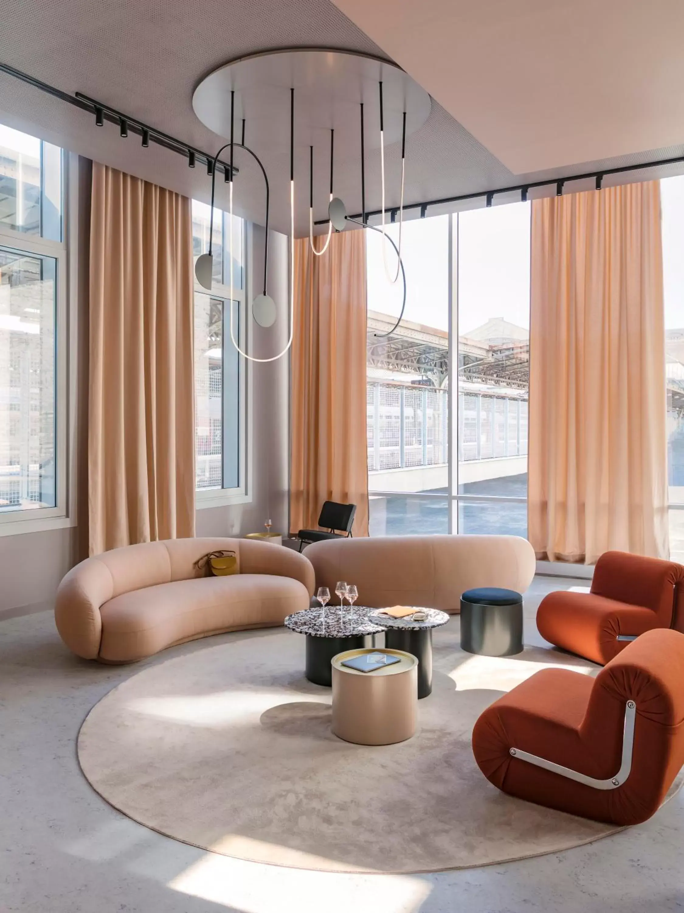 Communal lounge/ TV room, Seating Area in OKKO Hotels Paris Gare de l'Est