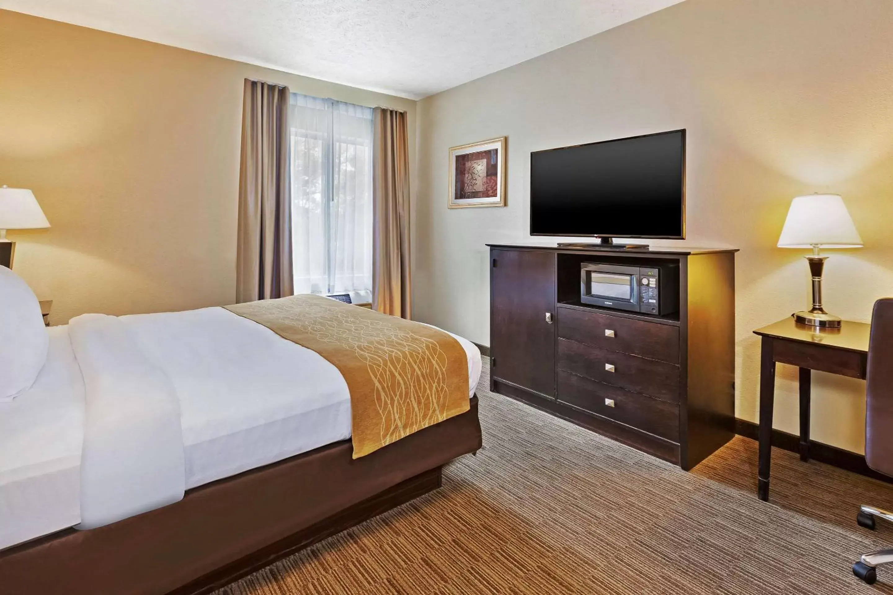 Photo of the whole room, Bed in Comfort Inn Whitehall near Michigan's Adventure