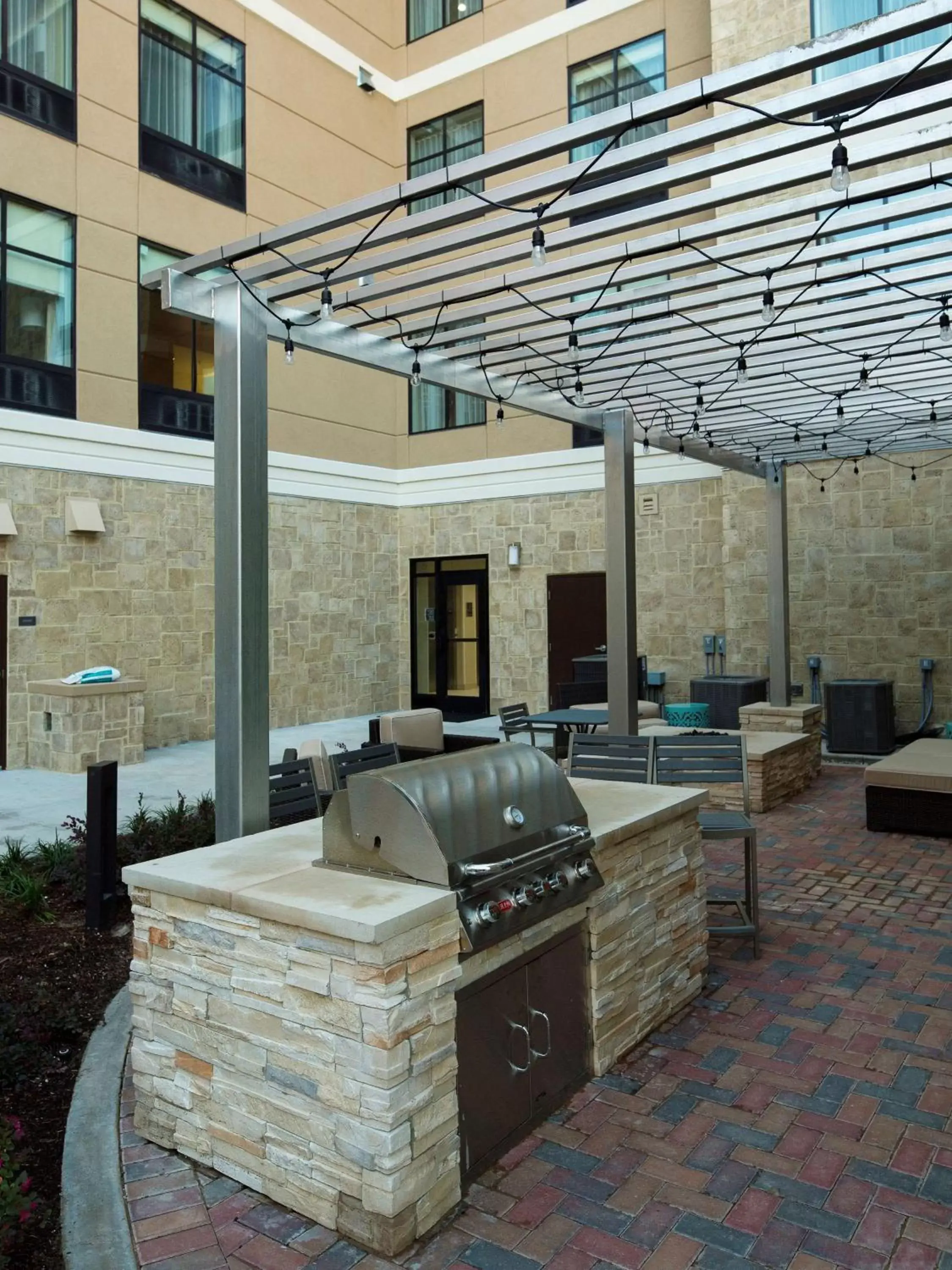 Patio in Homewood Suites by Hilton Houston/Katy Mills Mall