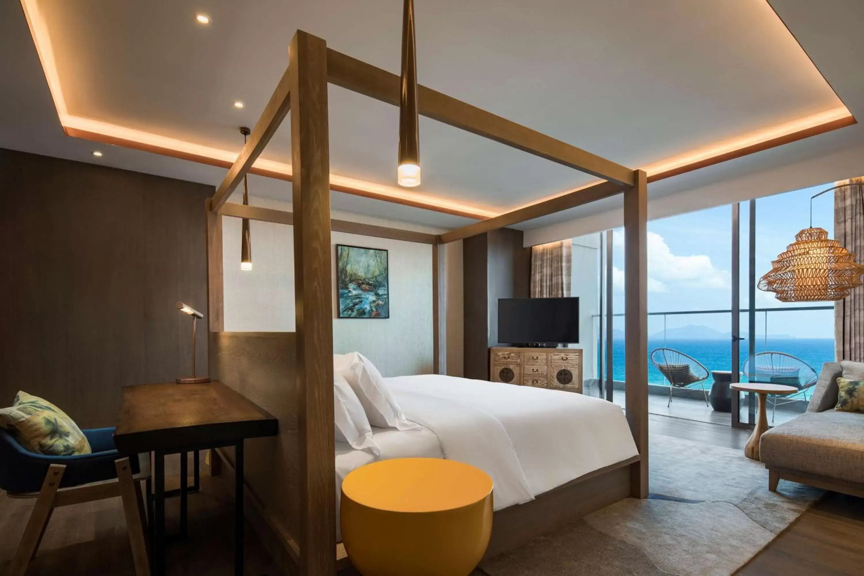 Bed in Radisson Blu Resort Cam Ranh