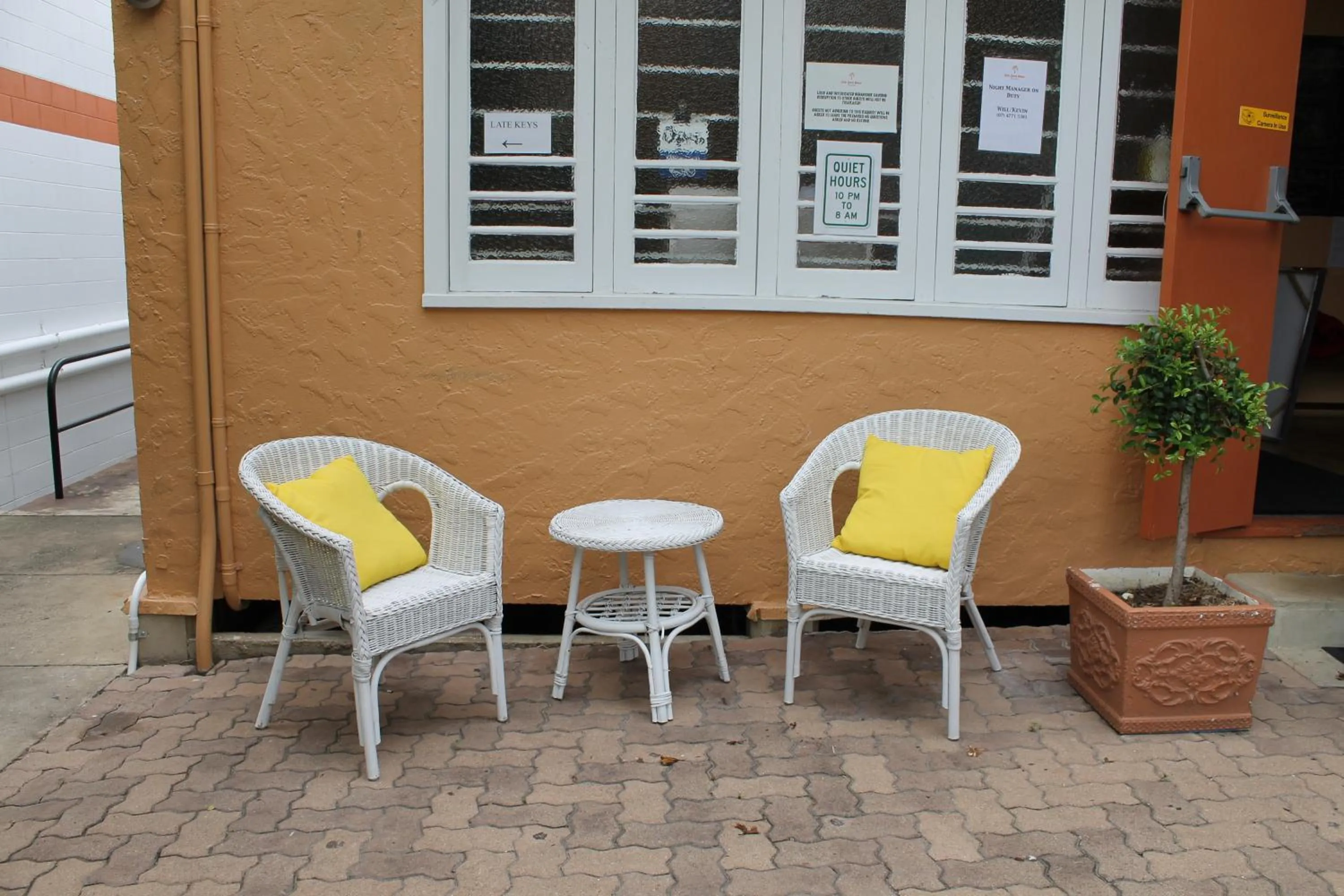 Patio in Civic Guest House