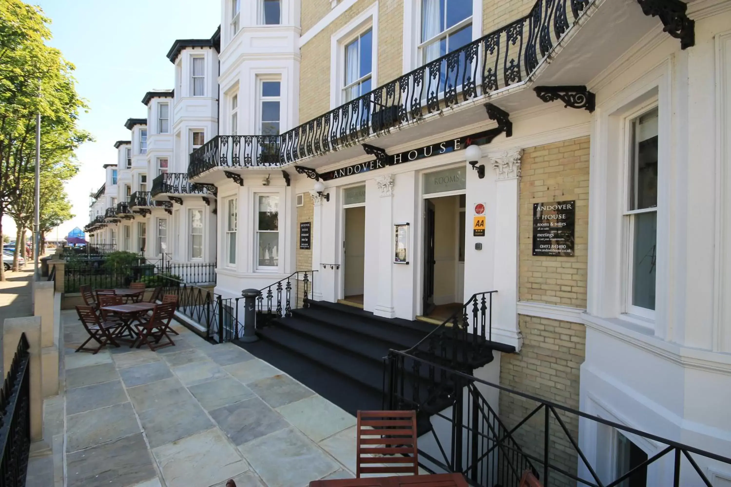 Facade/entrance in Andover House Hotel & Restaurant - Adults only
