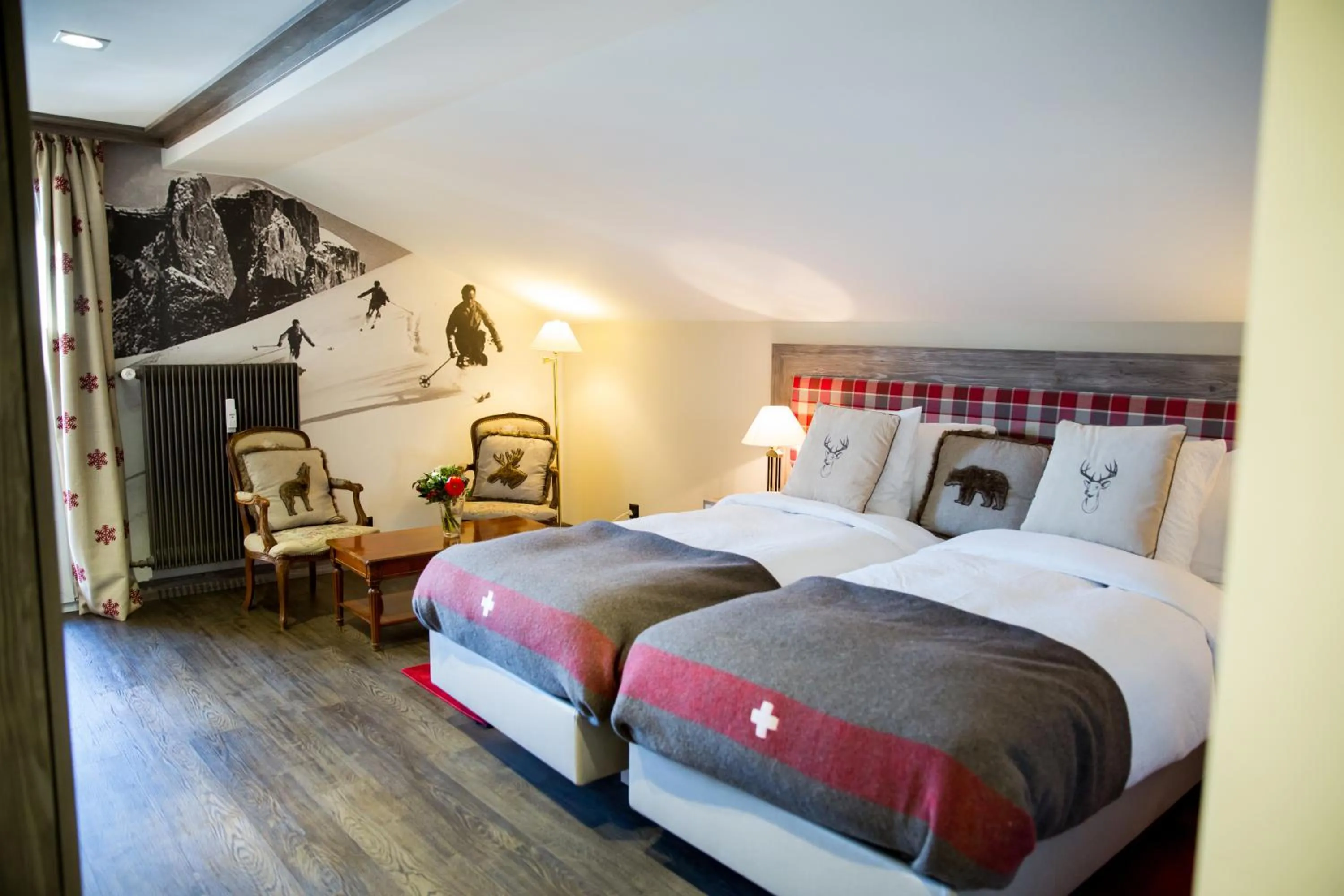 Photo of the whole room, Bed in Hotel Bristol Verbier