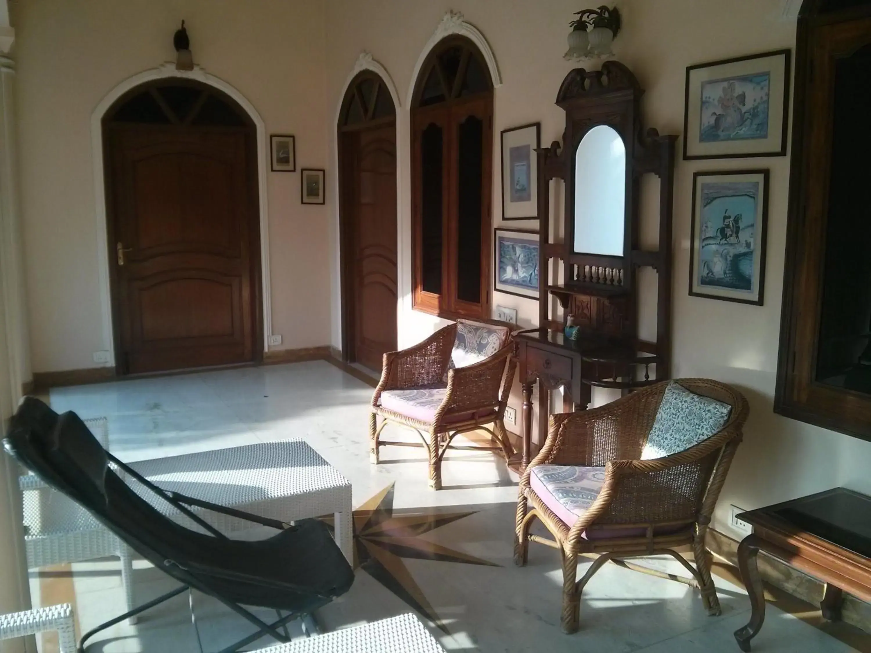 Seating area in Hotel Jasvilas