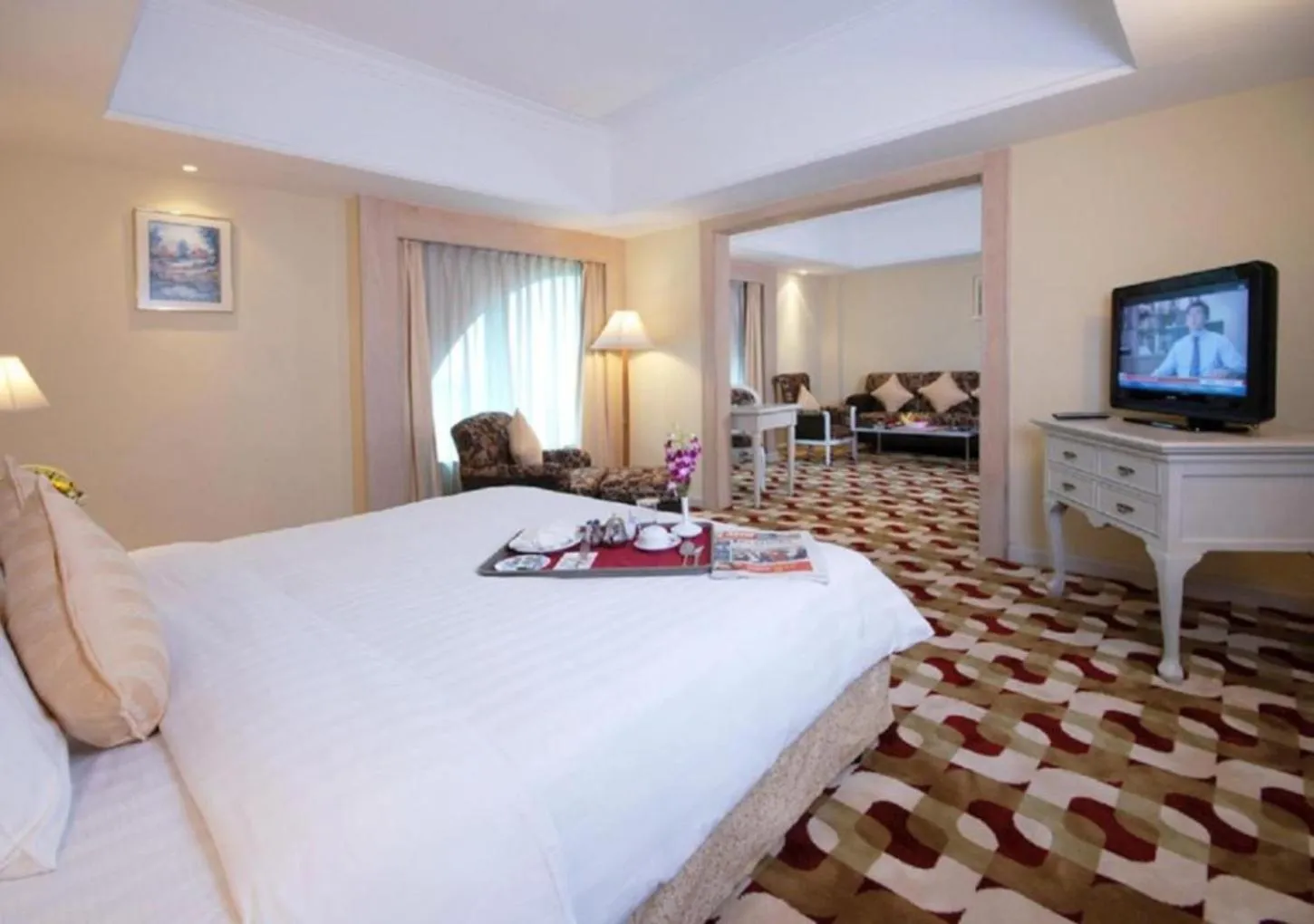 Bathroom, Bed in Berjaya Waterfront Hotel, Johor Bahru