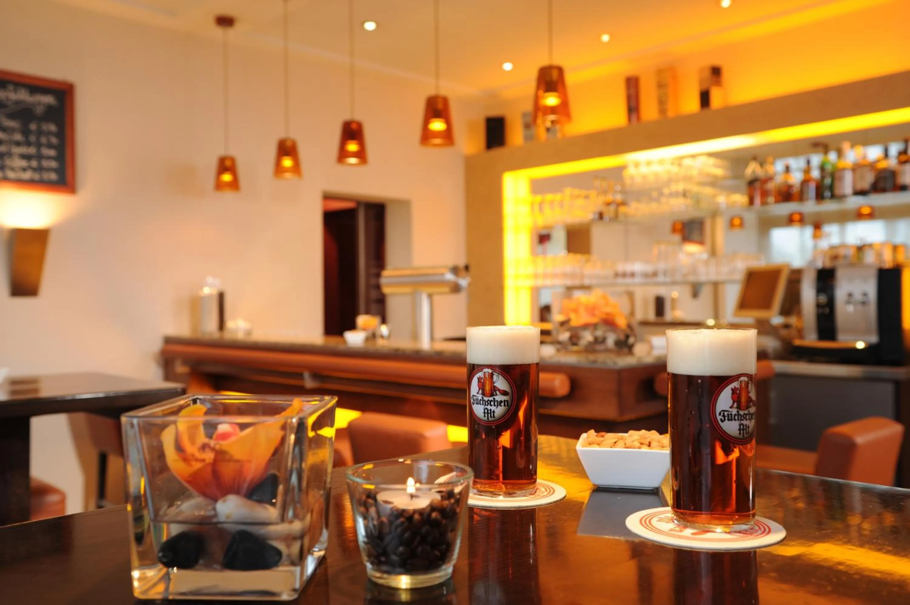 Lounge or bar in Air Hotel Wartburg