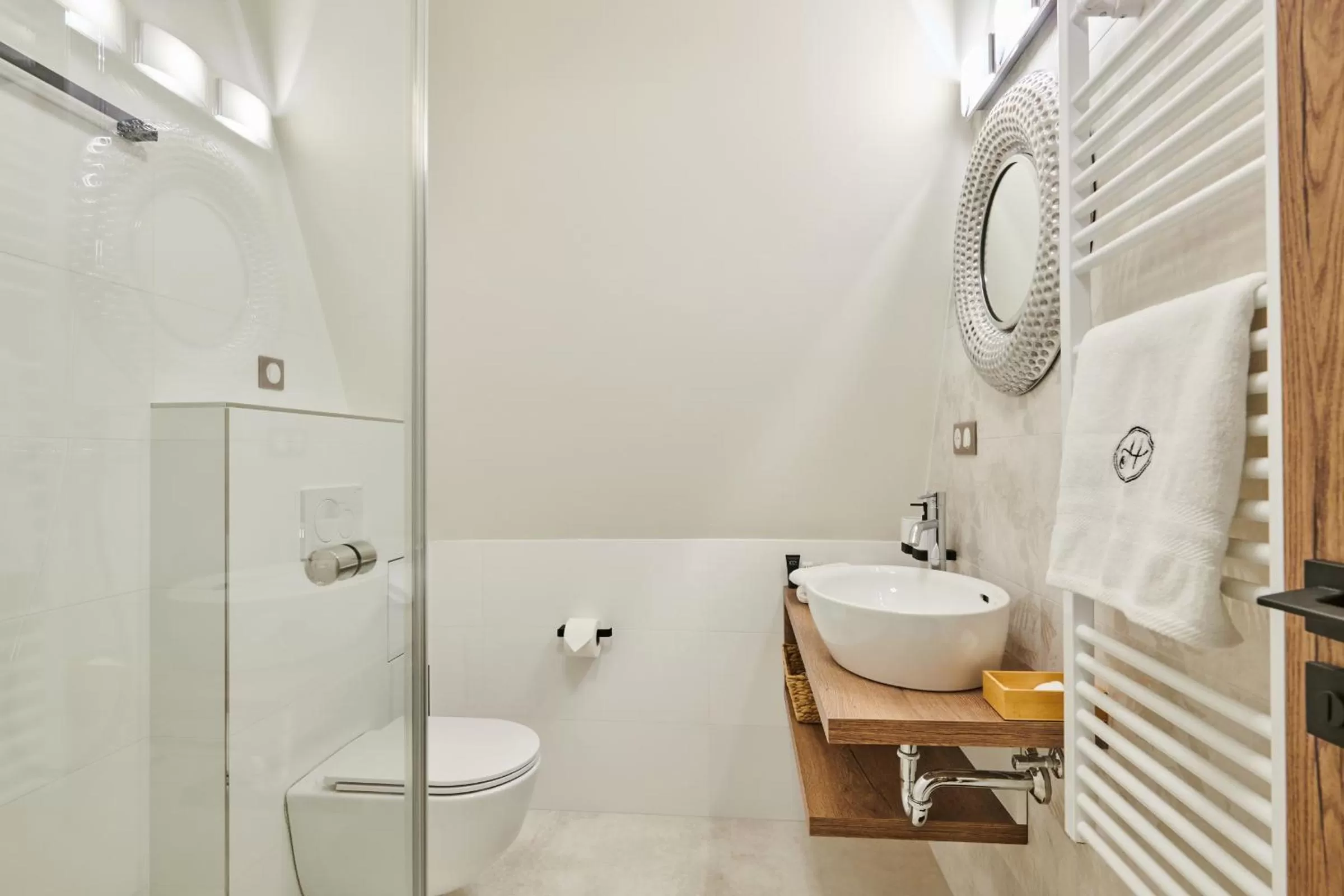 Bathroom in Hotel Alfréd a Hermína