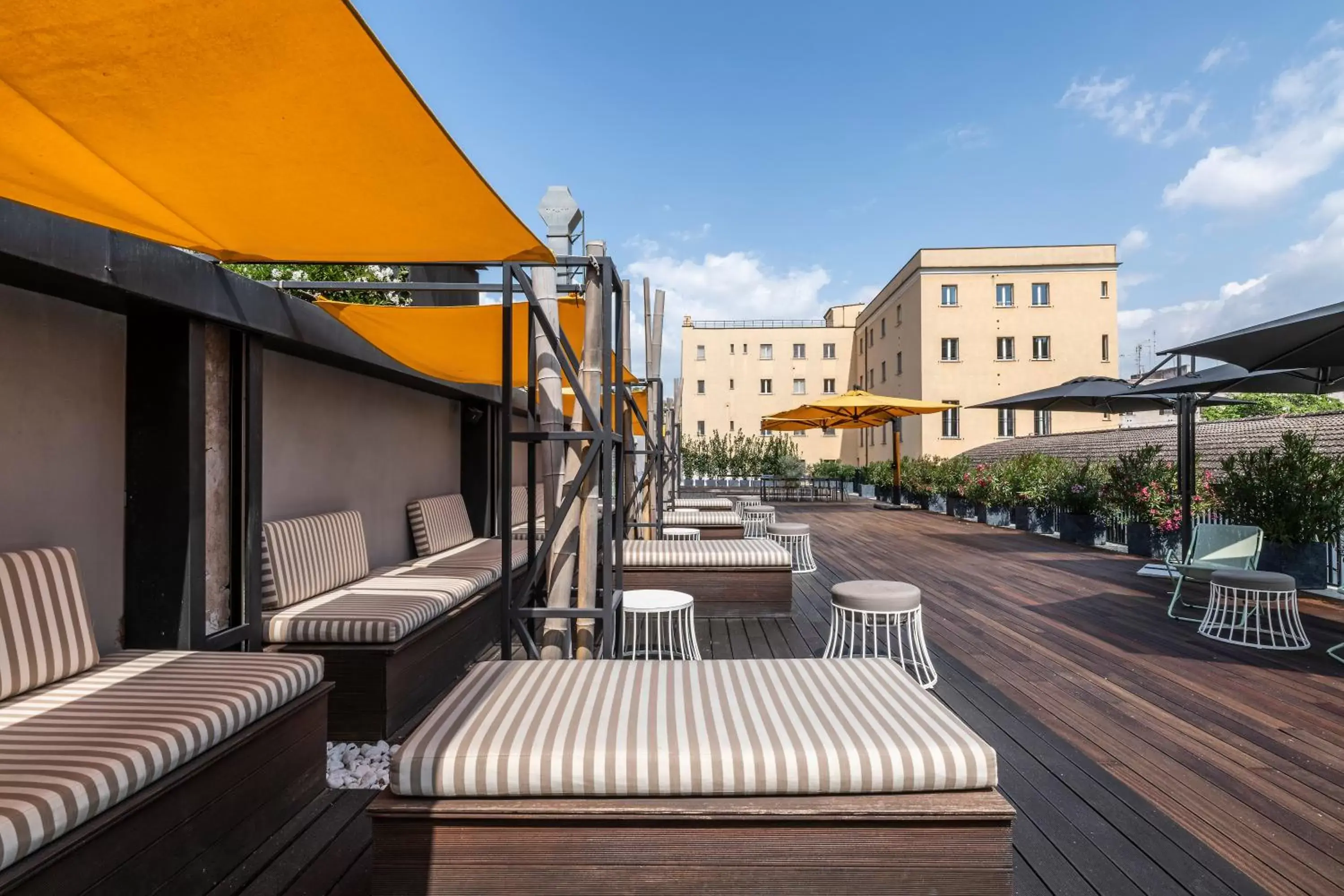 Balcony/Terrace in Horti 14 Borgo Trastevere Hotel