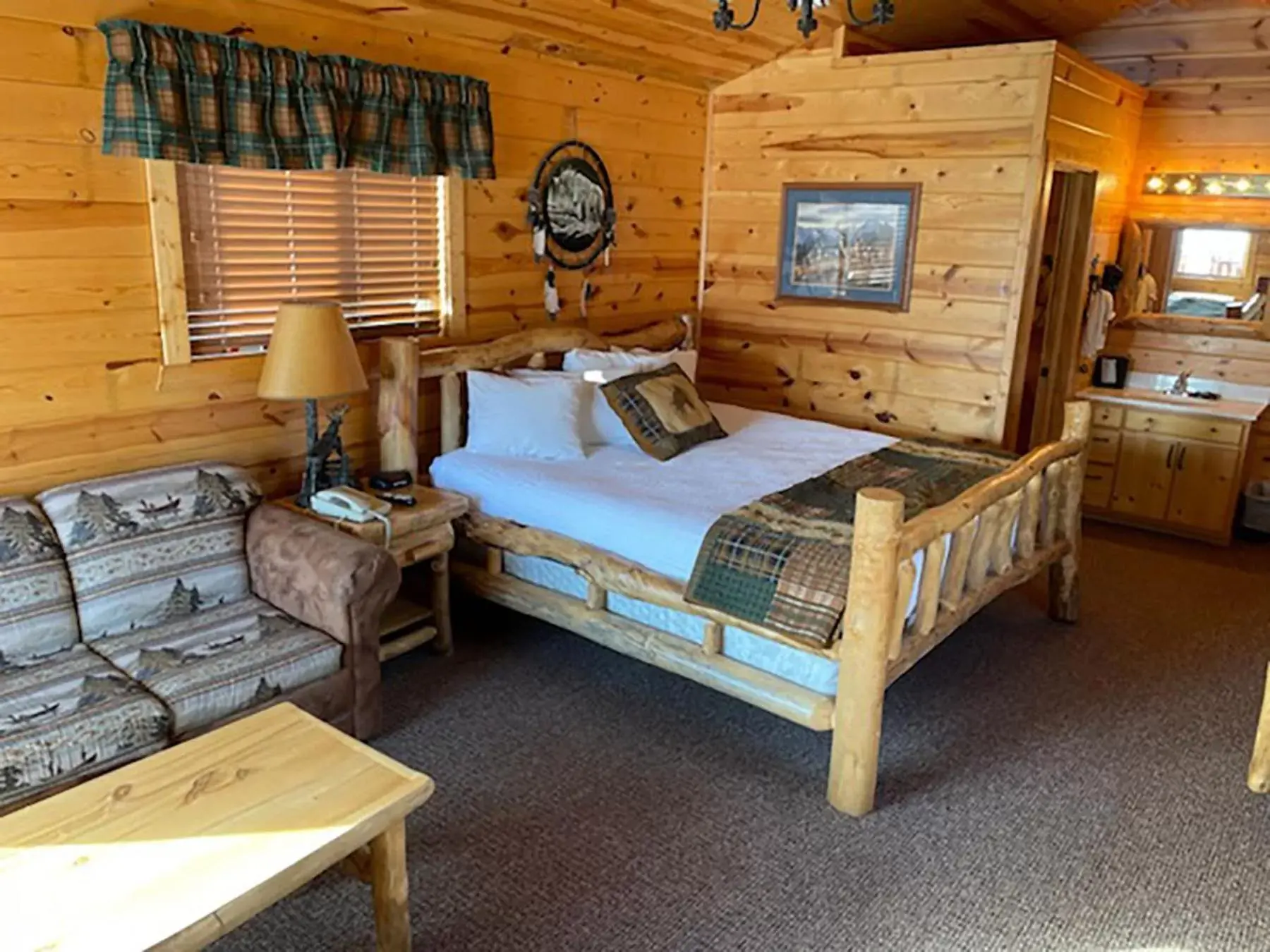 Bedroom, Bed in Badlands Frontier Cabins