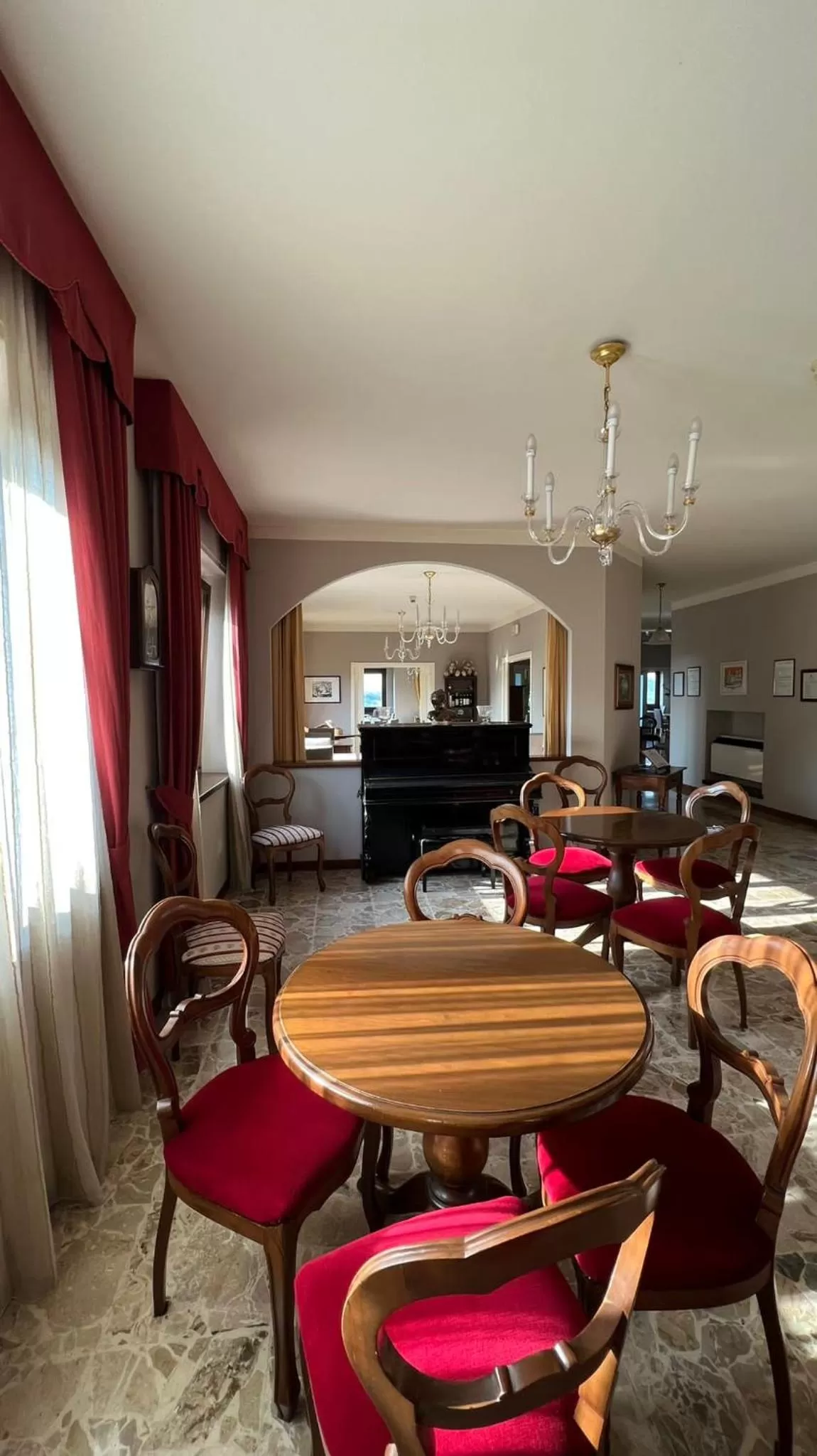 Living room in Belvedere Bike Hotel