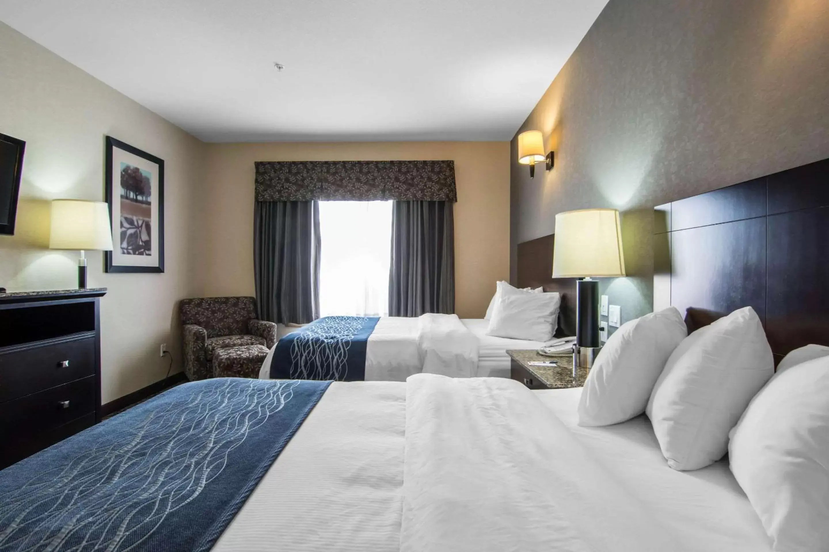 Photo of the whole room, Bed in Comfort Inn & Suites Fort Saskatchewan