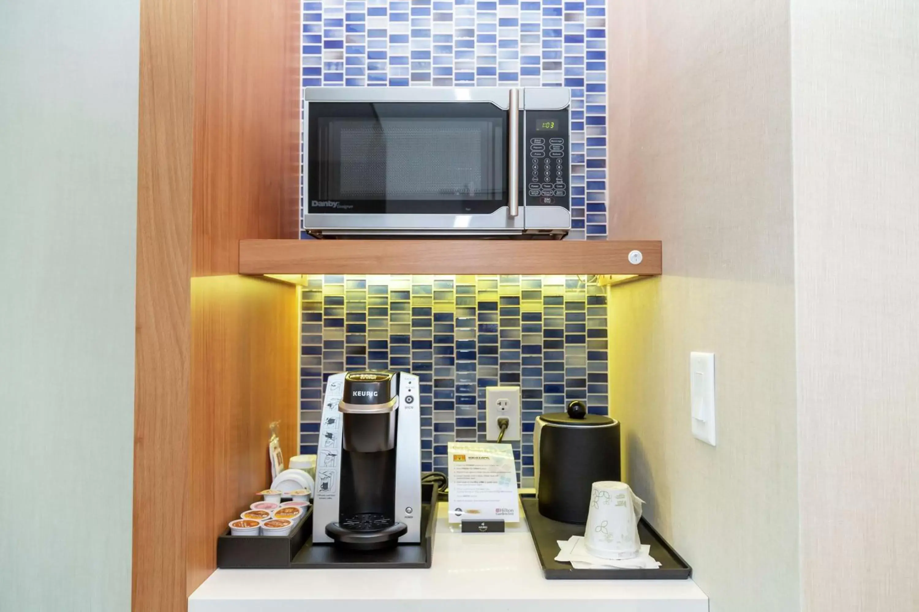 Bedroom, Coffee/Tea Facilities in Hilton Garden Inn Tampa - Wesley Chapel