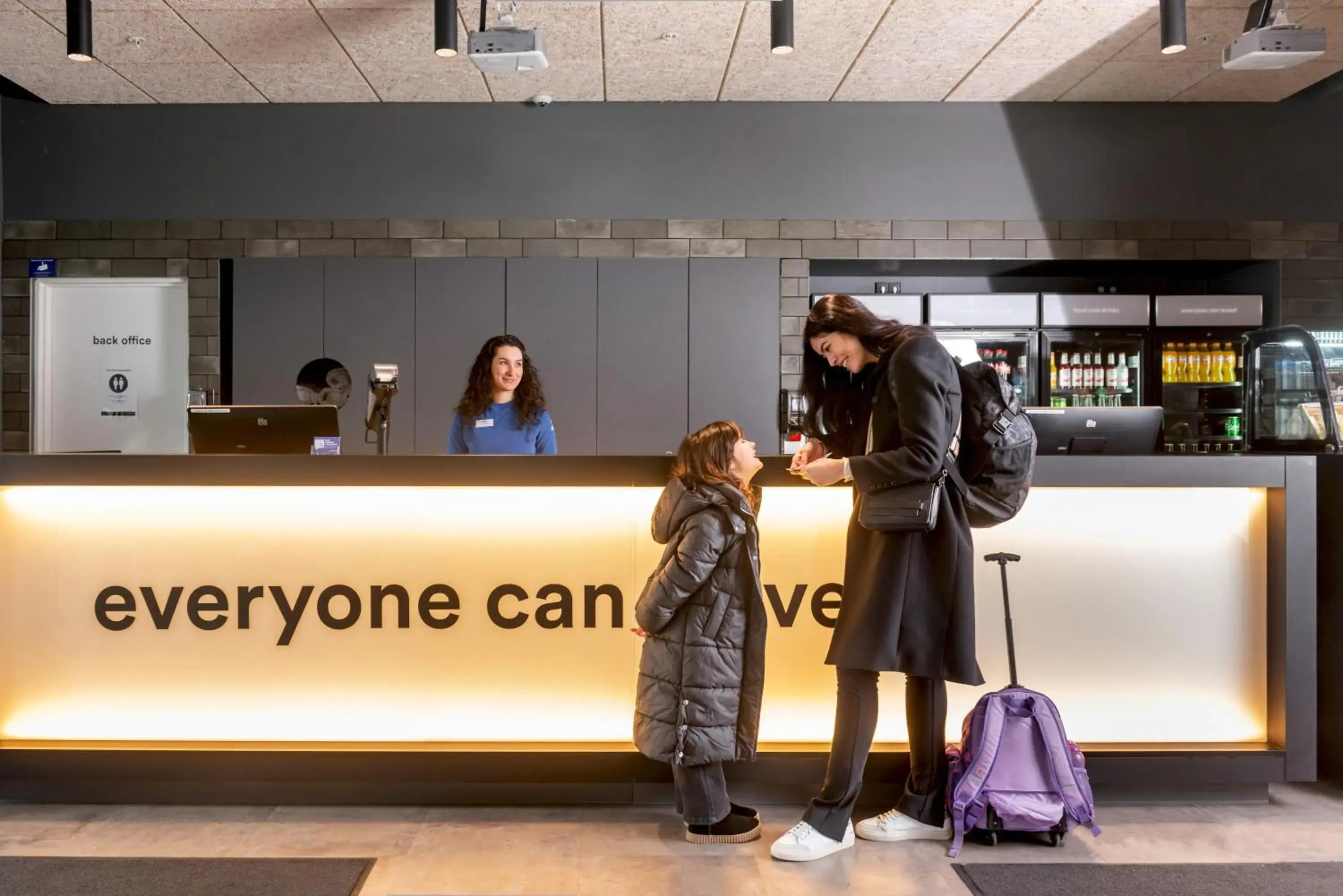 Lobby or reception in a&o Copenhagen Sydhavn Lobby or reception in a&o Copenhagen Sydhavn