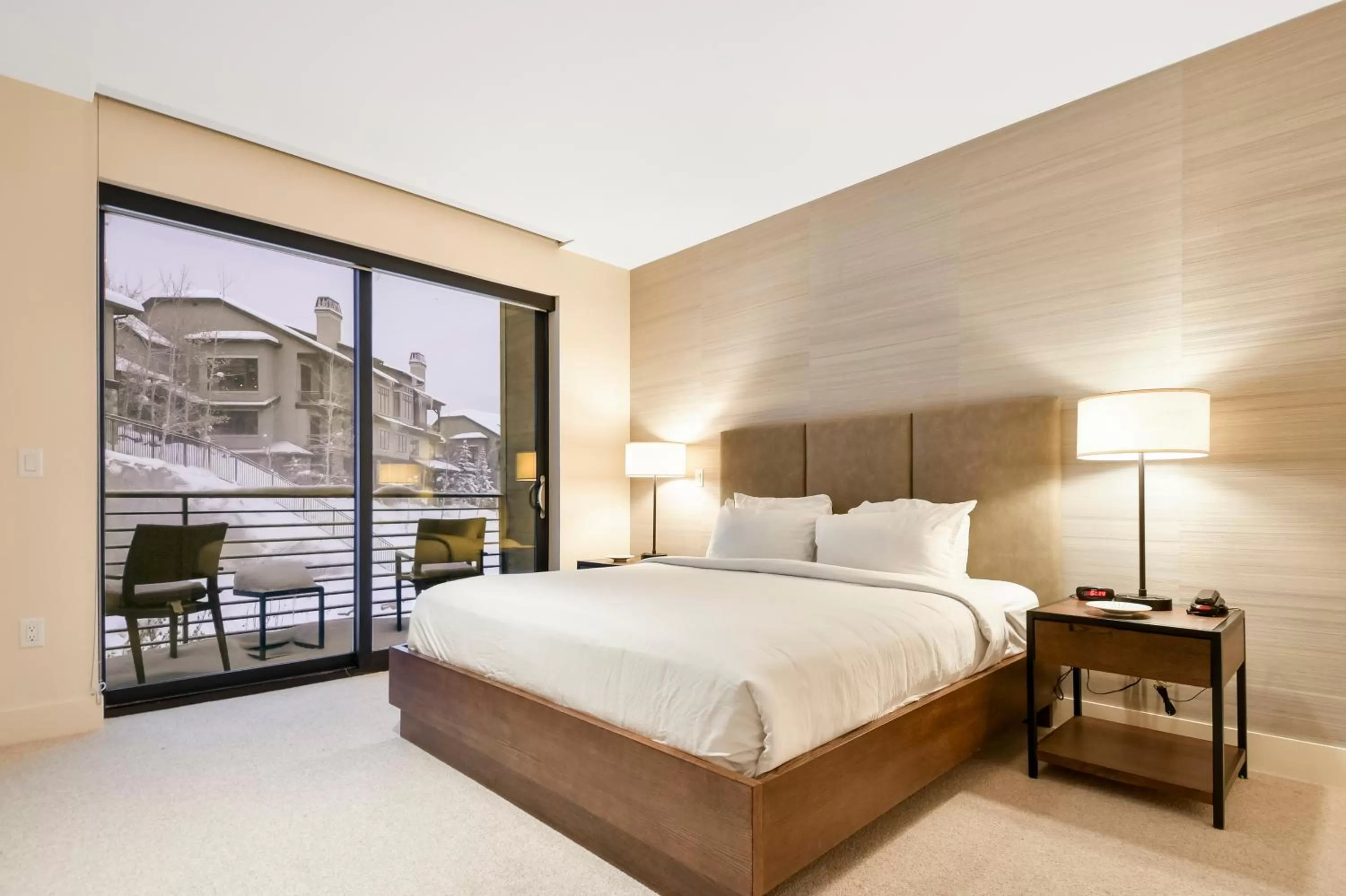 Bed in Lift Park City Condominiums