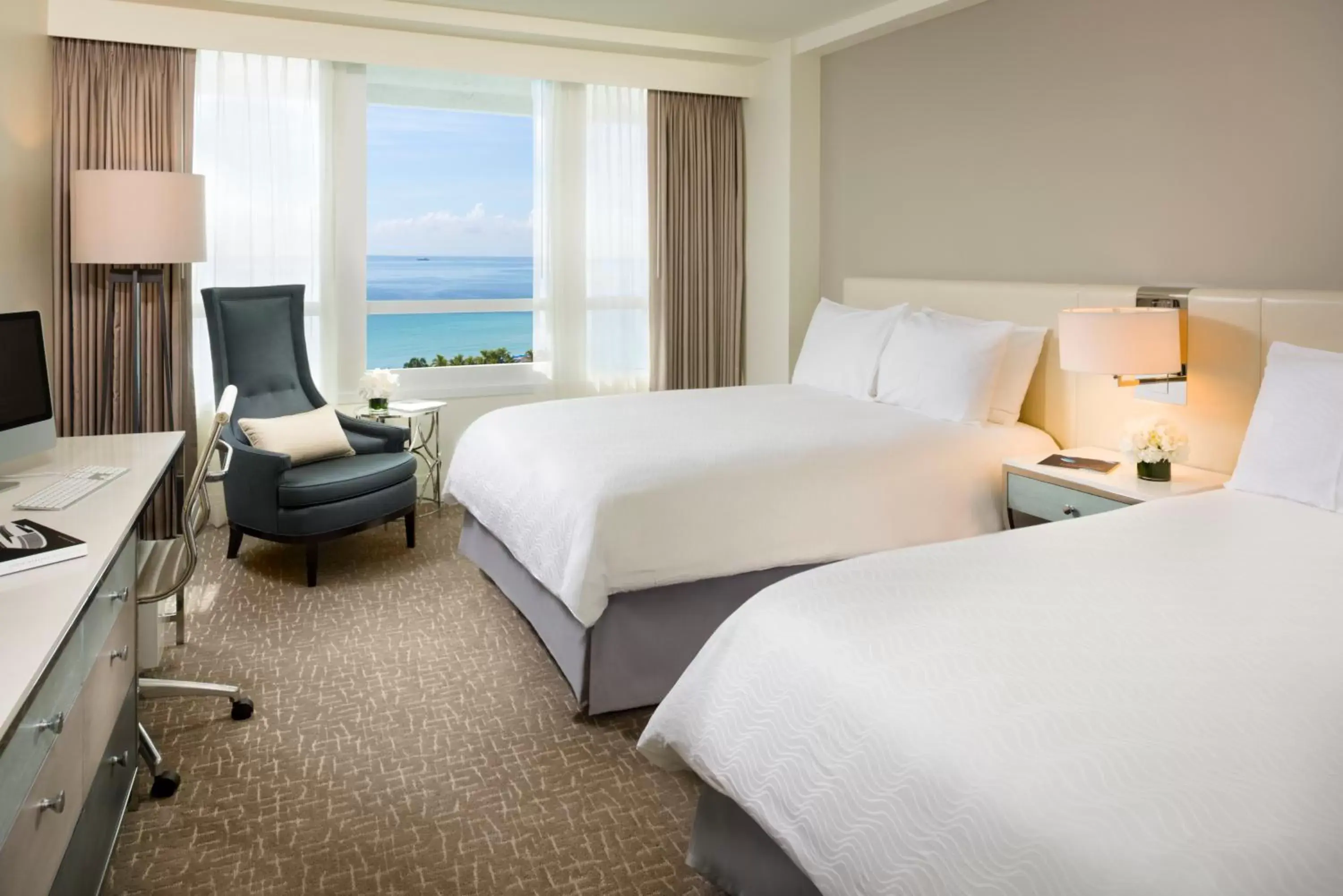 Ocean View Room with Two Queen Beds in Fontainebleau Miami Beach