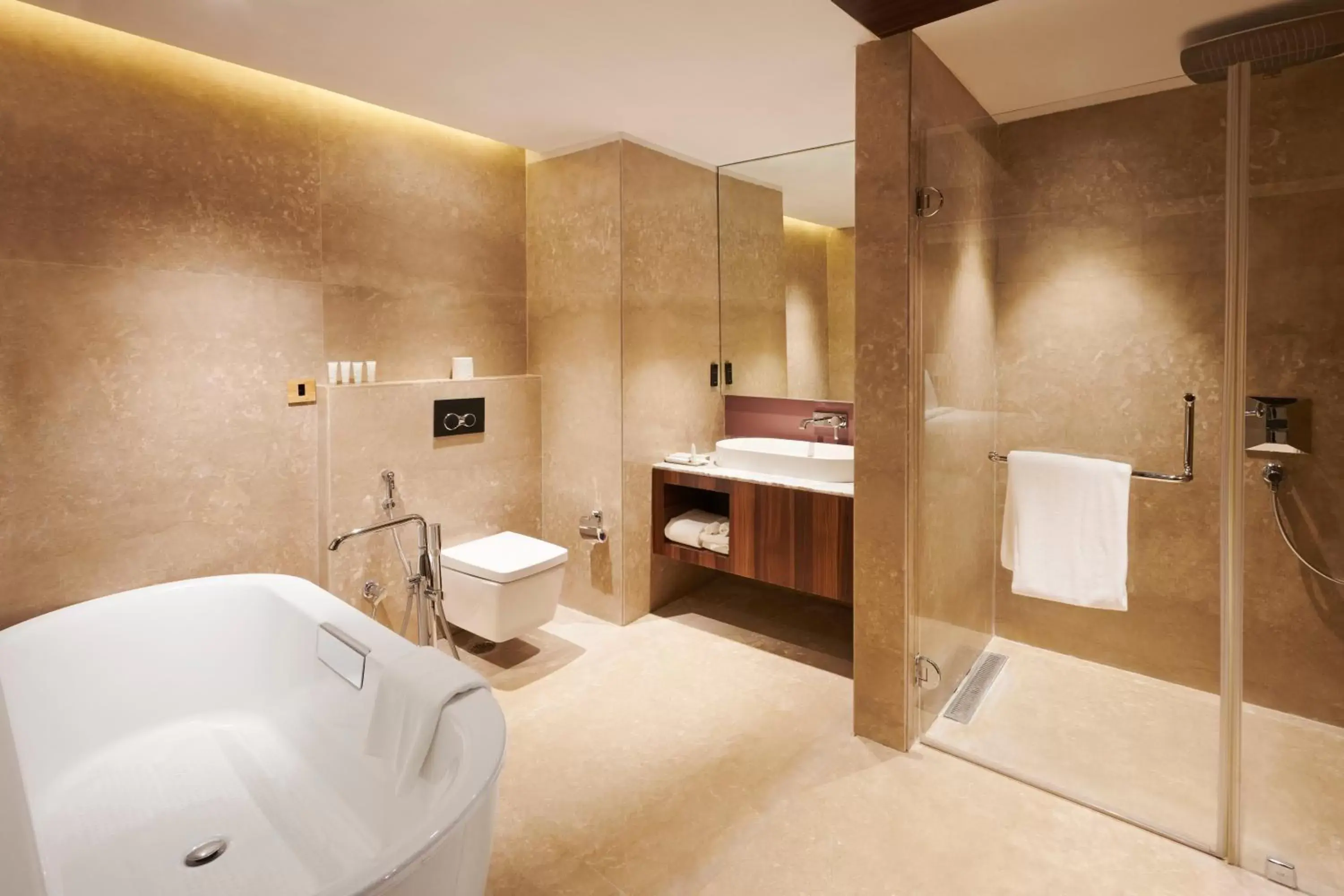 Bath, Bathroom in Hilton Garden Inn Lucknow