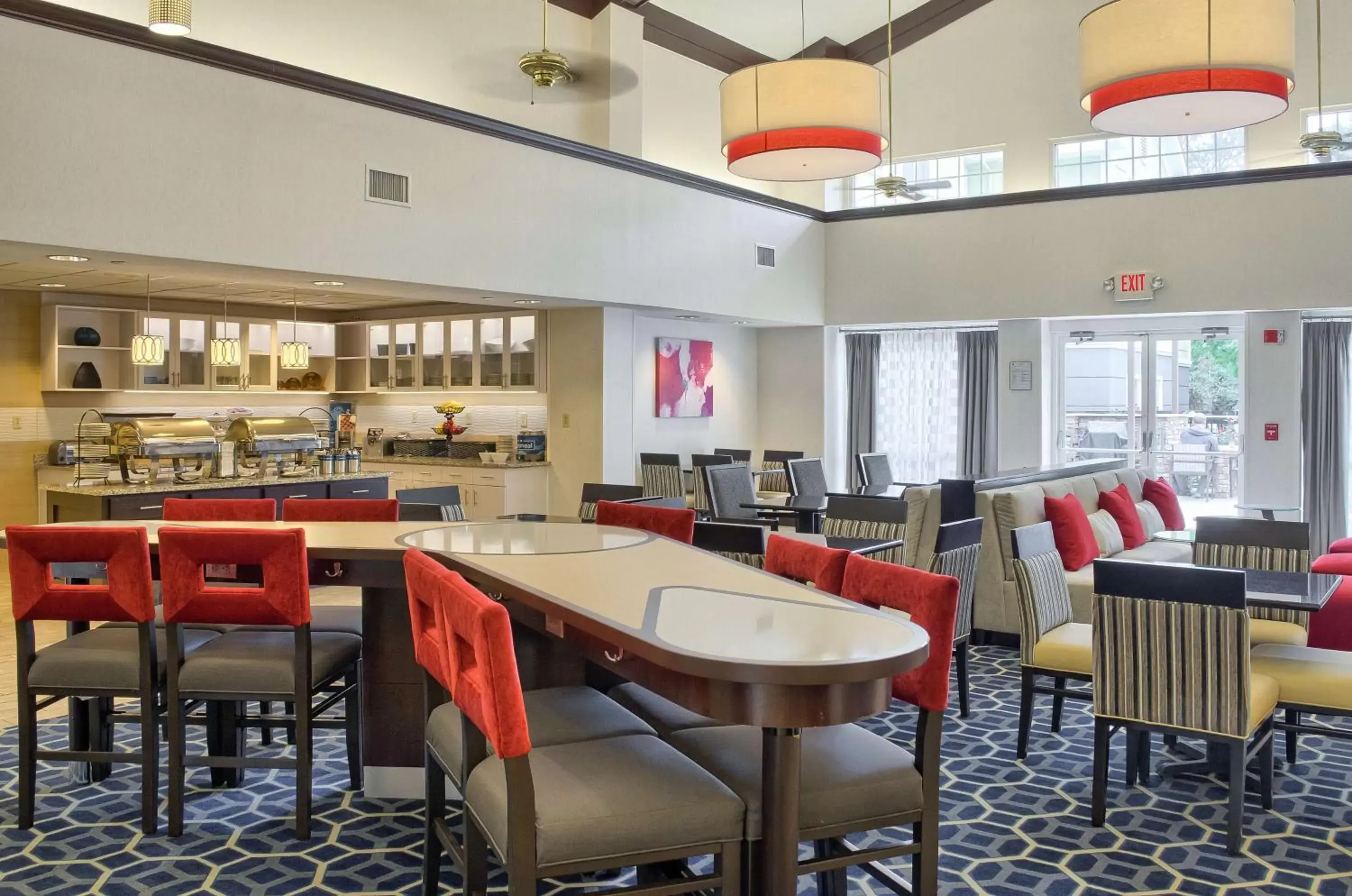 Lobby or reception, Restaurant/Places to Eat in Homewood Suites by Hilton Mobile