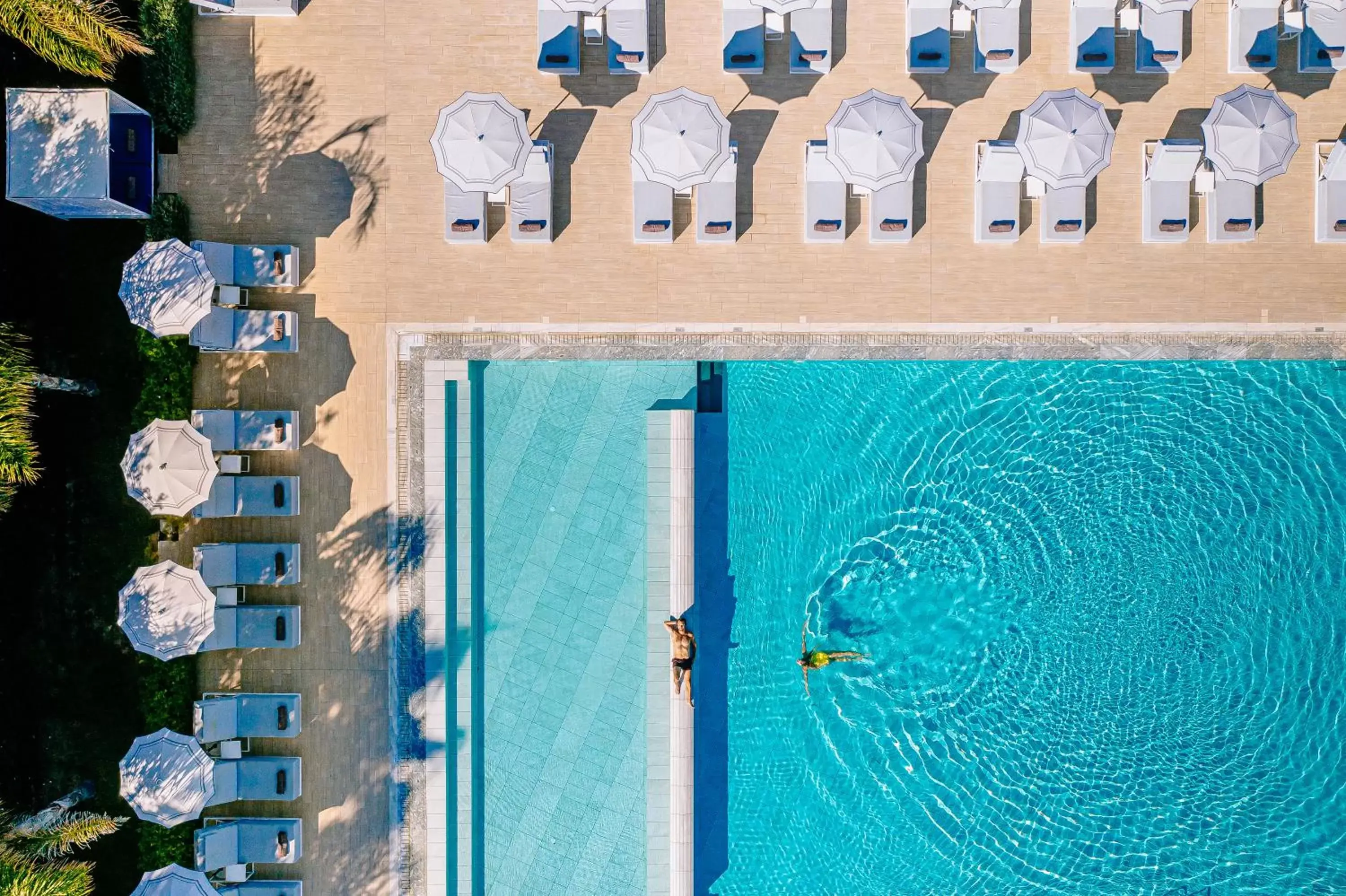 Bird's eye view, Pool View in The Ivi Mare - Designed for Adults by Louis Hotels